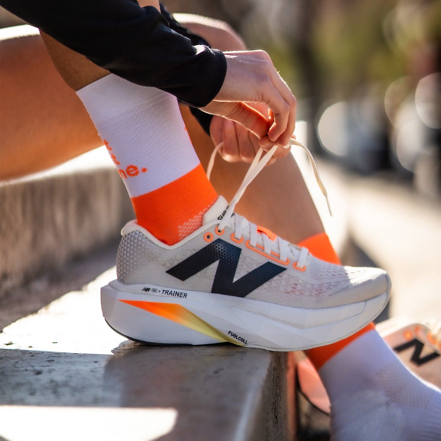 GET SHIT DONE ORANGE - RUNNING SOCKS