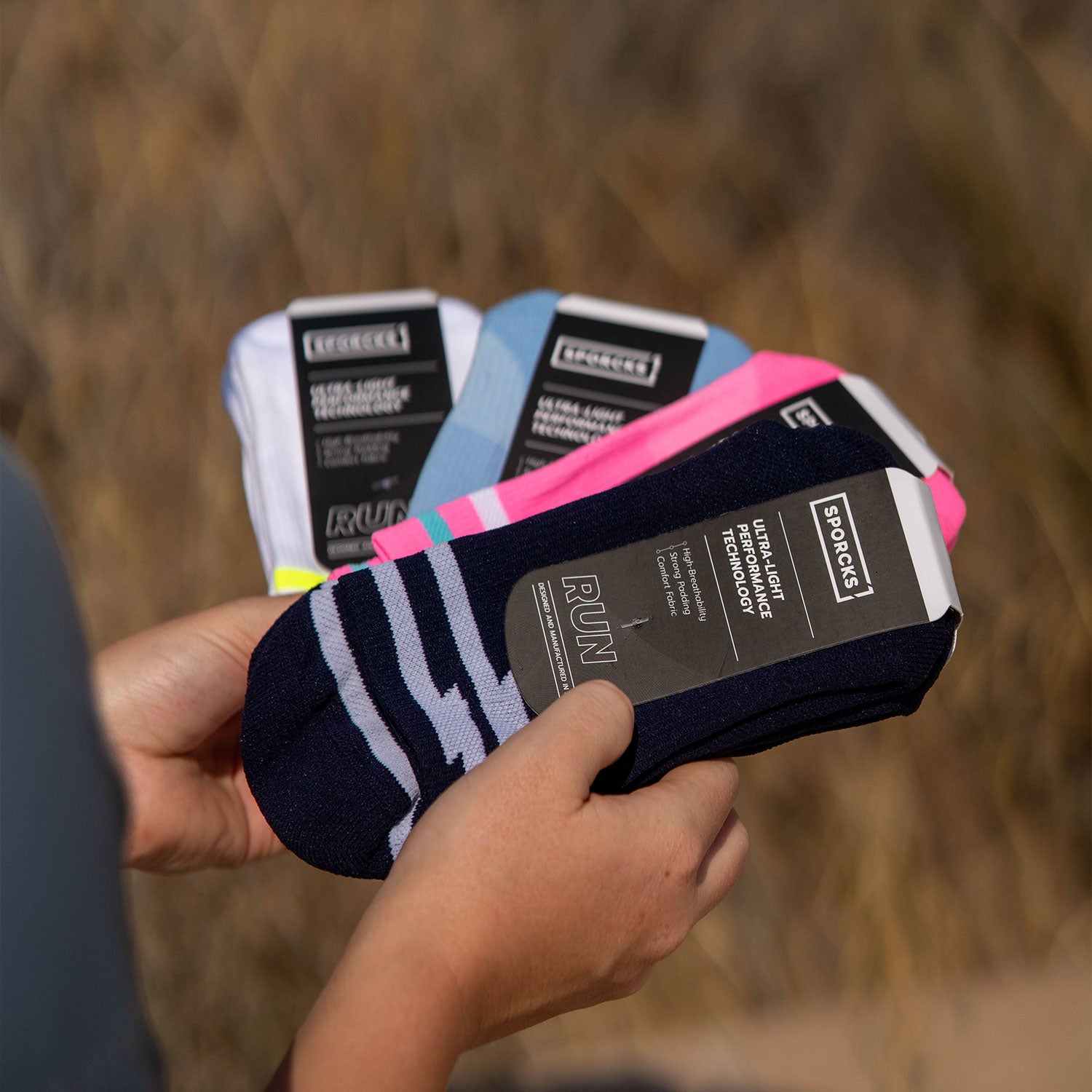SUMMER 10 NAVY - PRO COMFORT RUNNING SOCKS