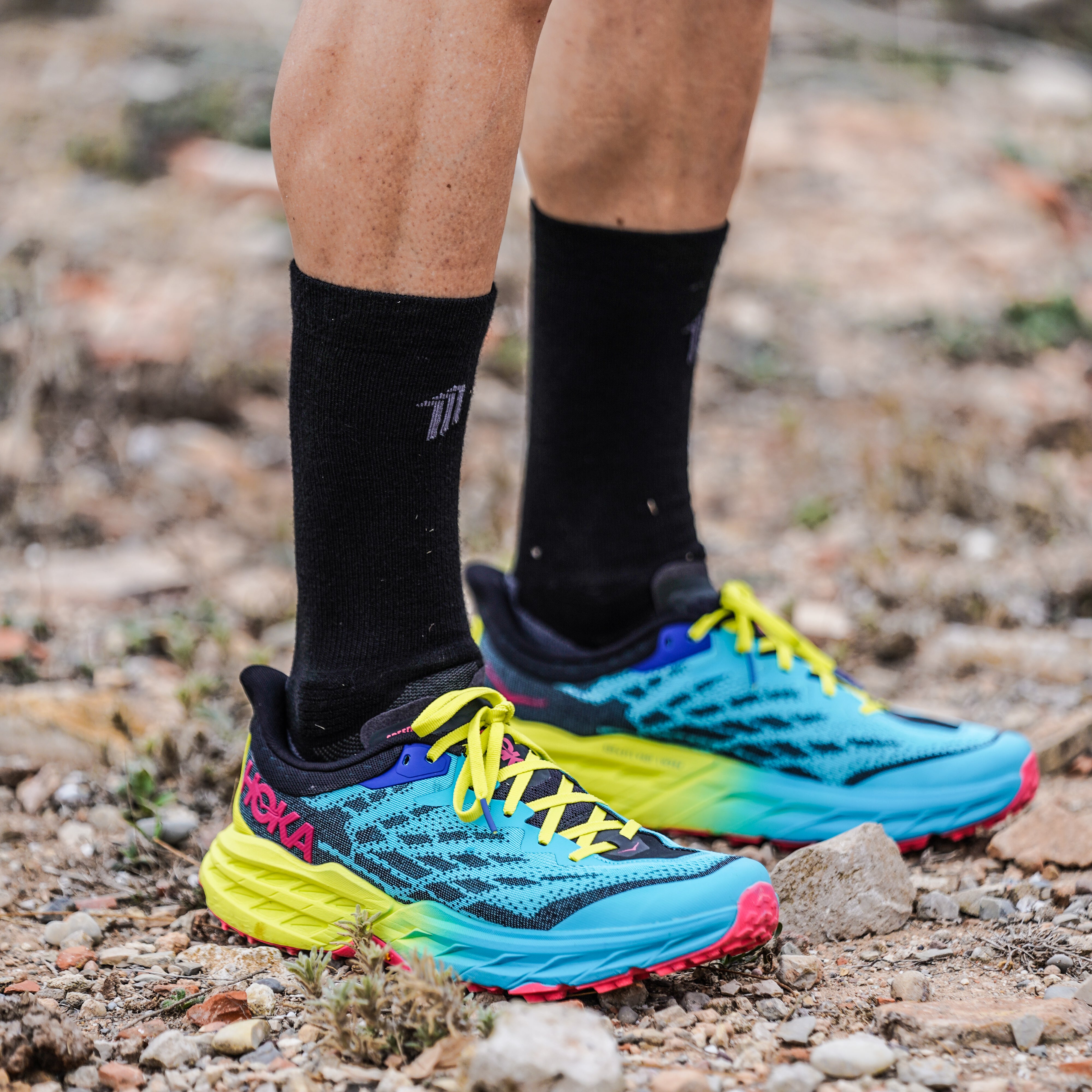 PATHLESS BLACK - TRAIL SOCKS