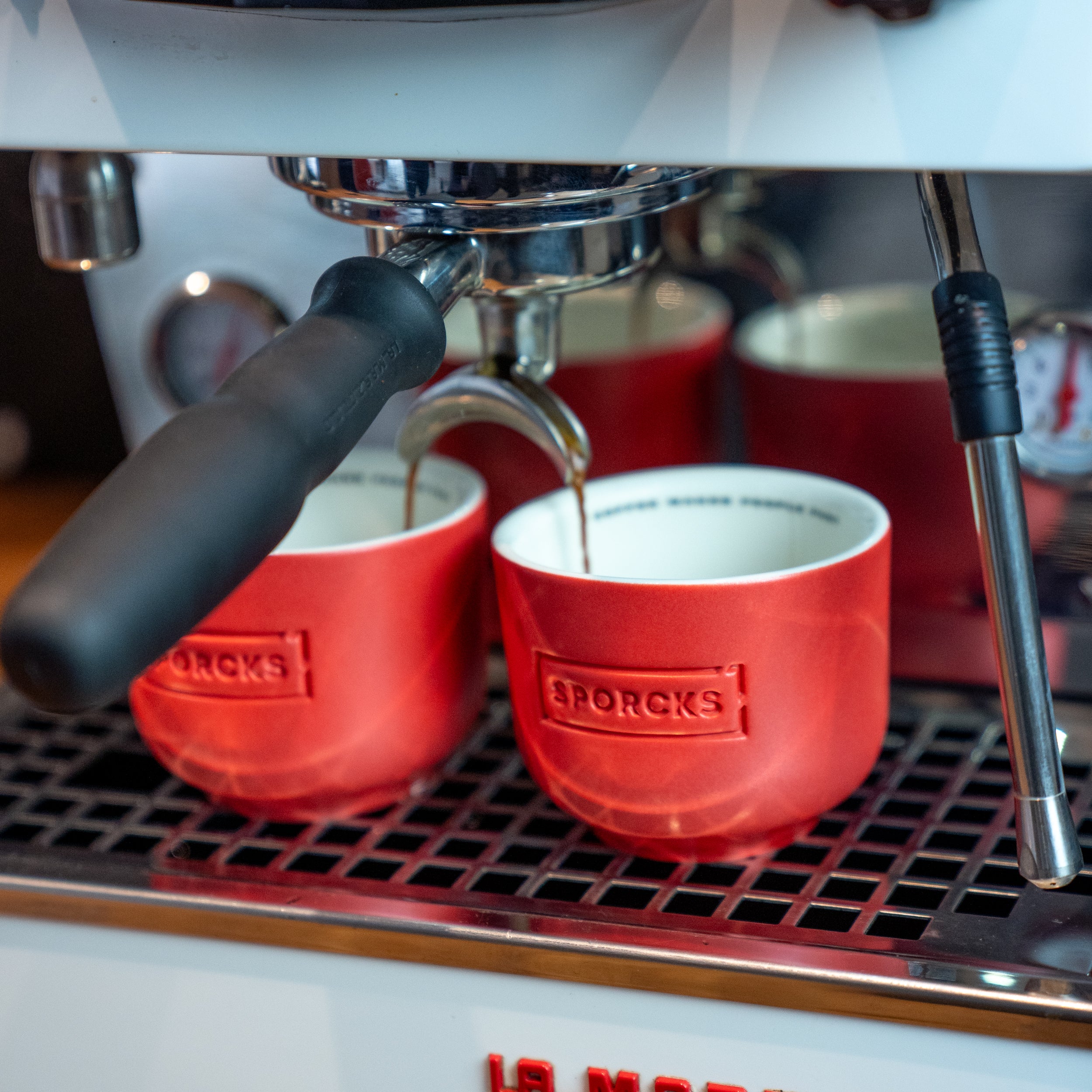 Red Cappuccino Cup - 200ml