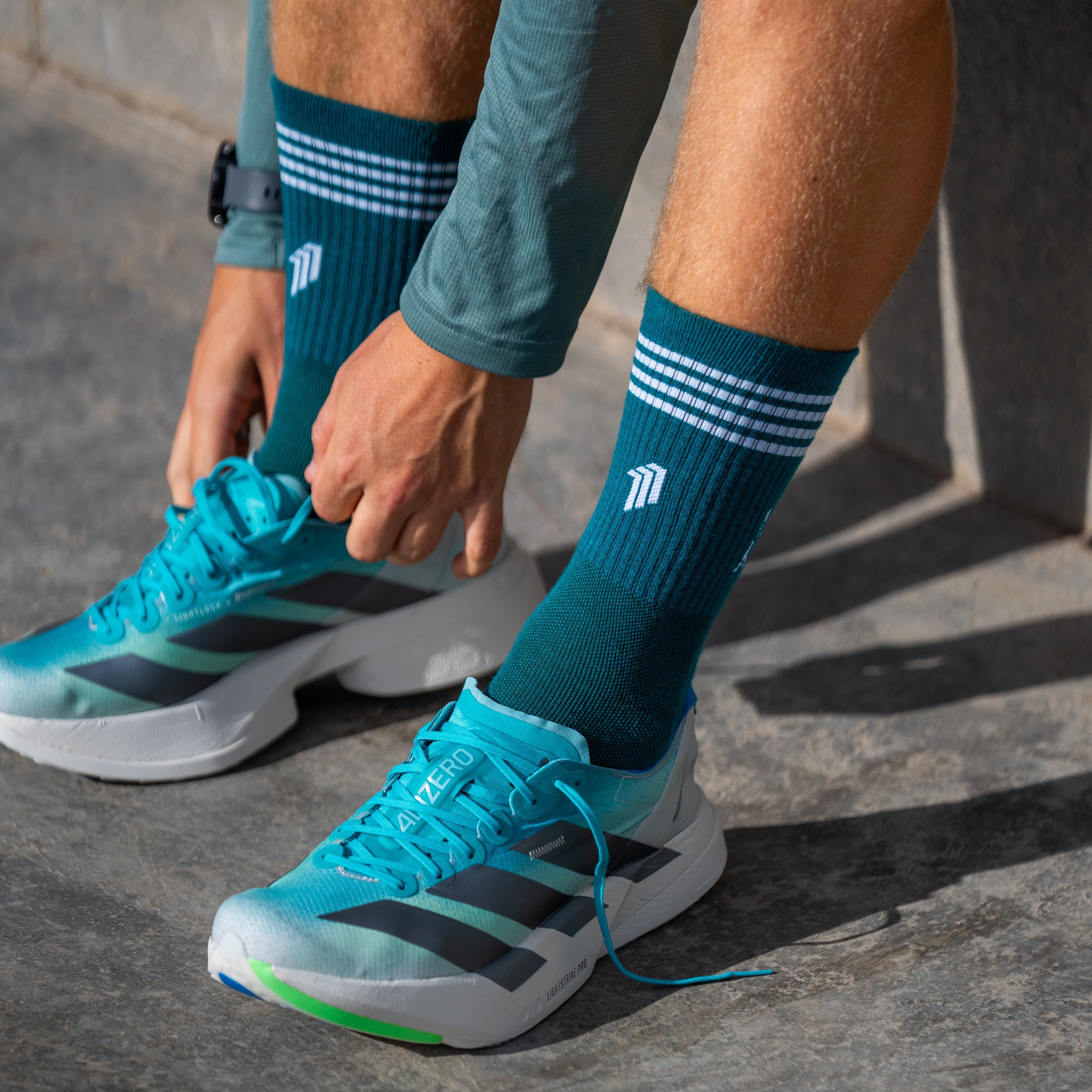 NO RISK GREEN - CALCETIN WINTER RUNNING