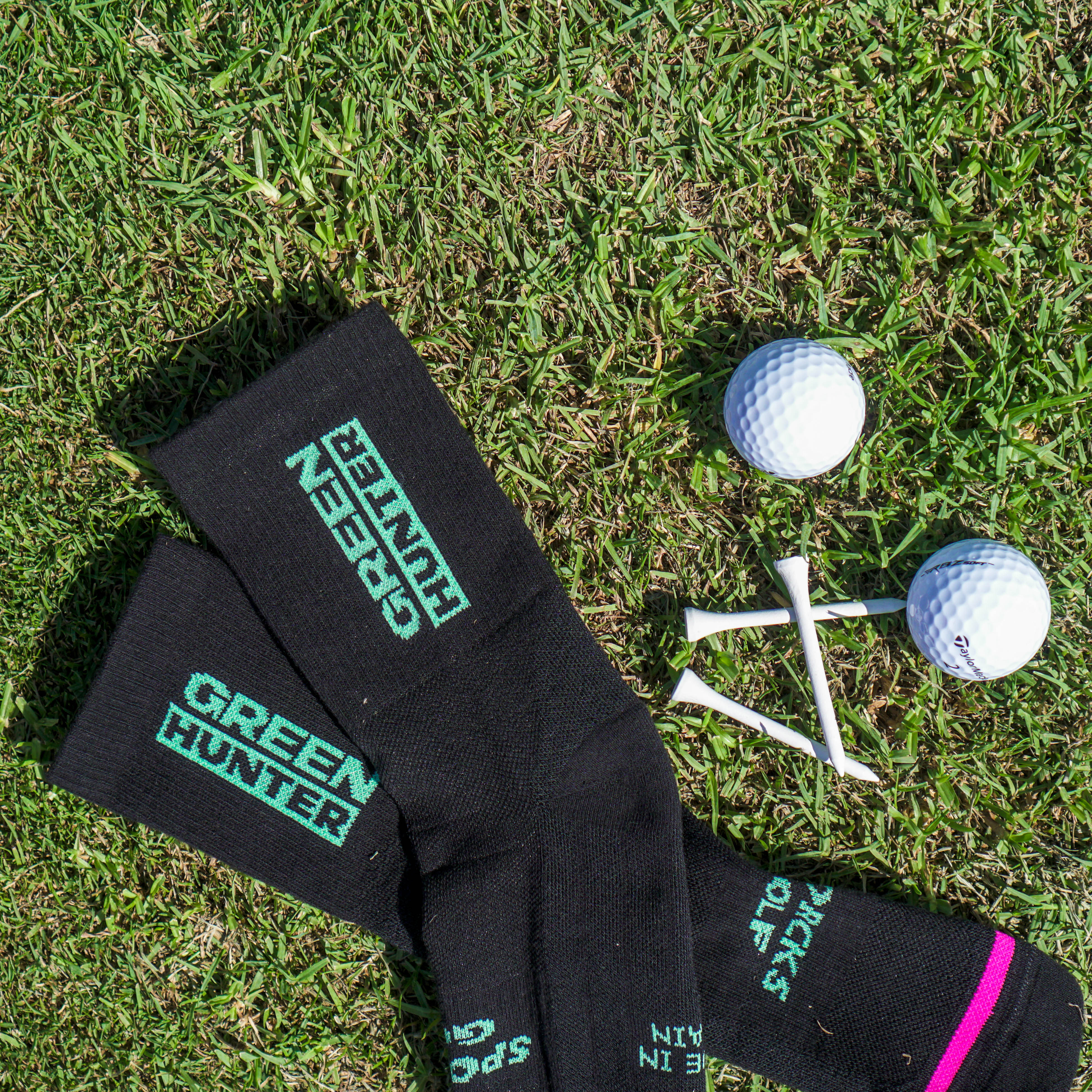 GREEN HUNTER BLACK - CALCETÍN GOLF