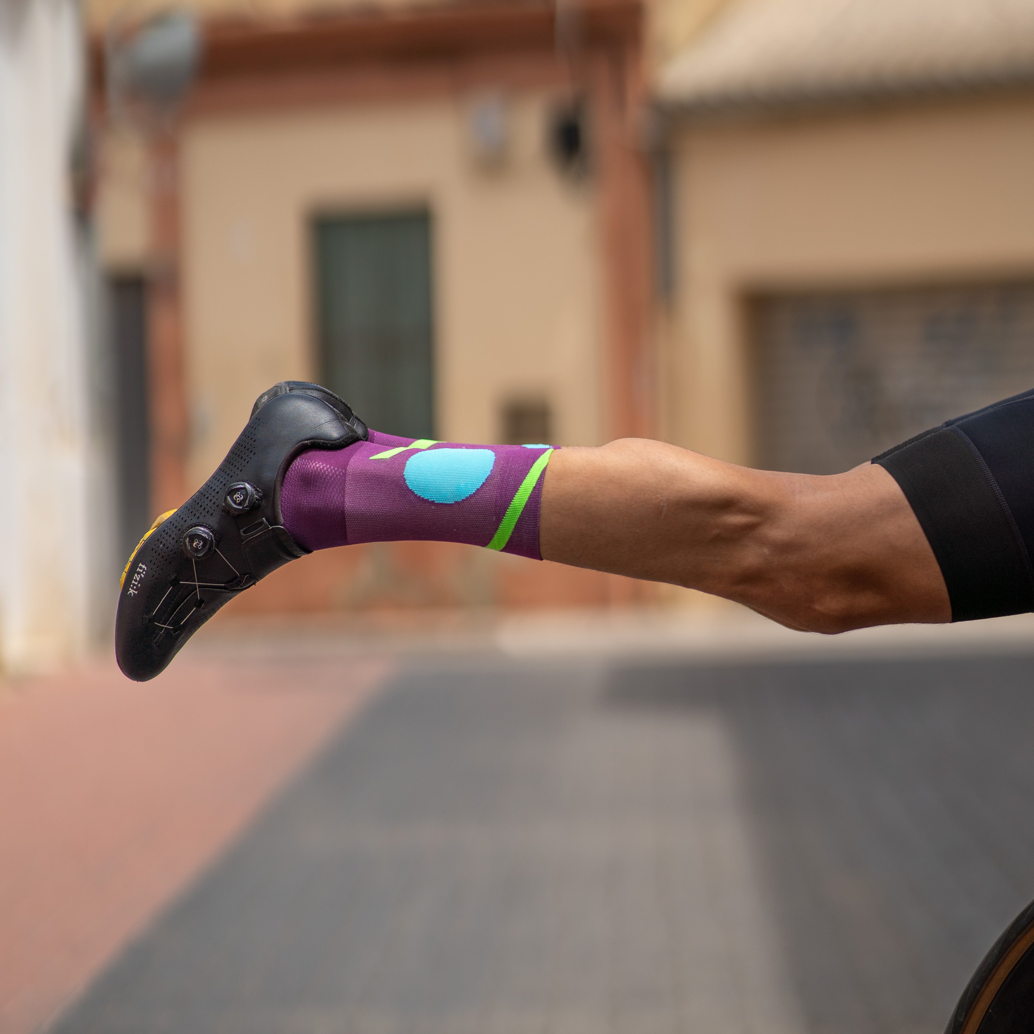 MONTE BECCO PURPLE - CALCETÍN CICLISMO