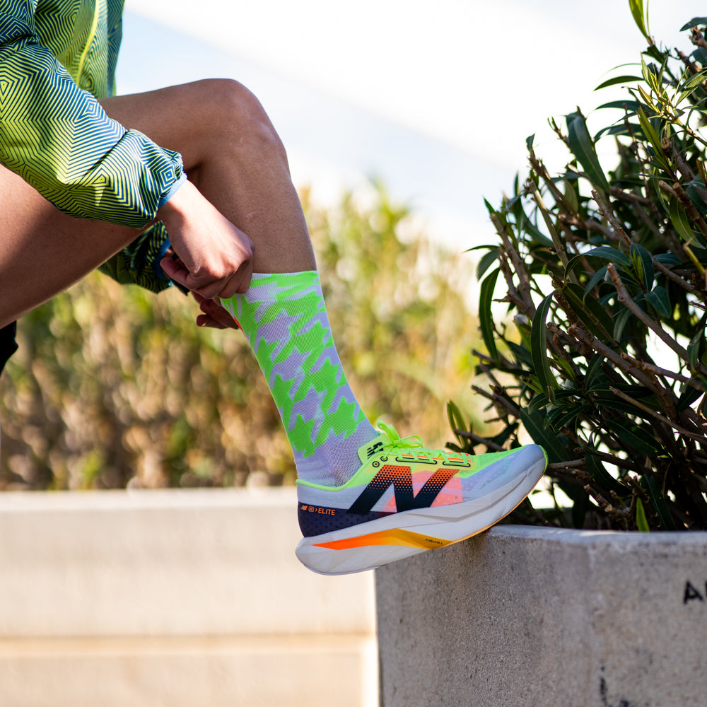 FLOW GREEN - RUNNING SOCKS