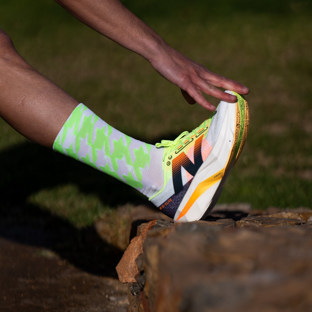 FLOW GREEN - RUNNING SOCKS
