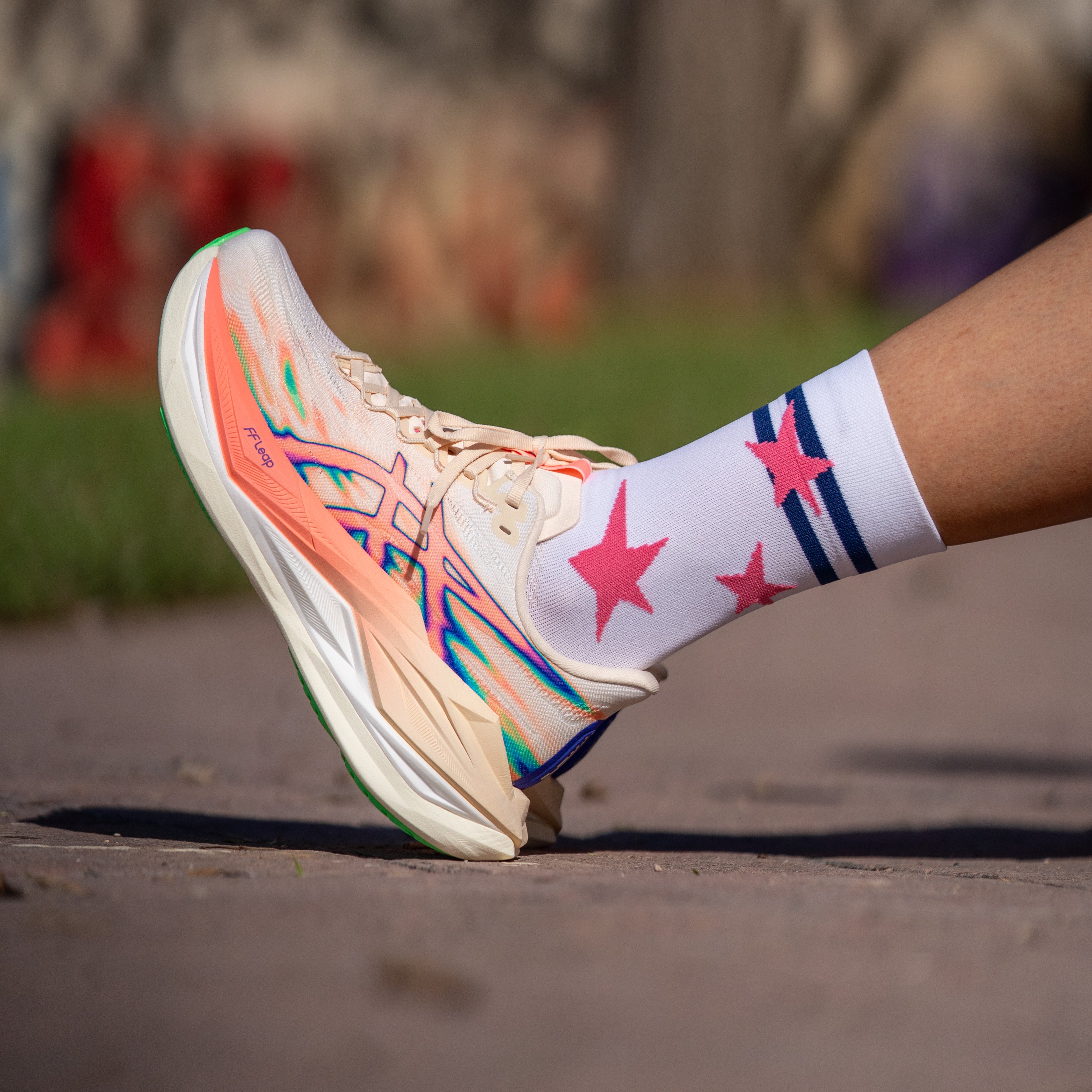 RUN STAR PINK - CALCETÍN RUNNING