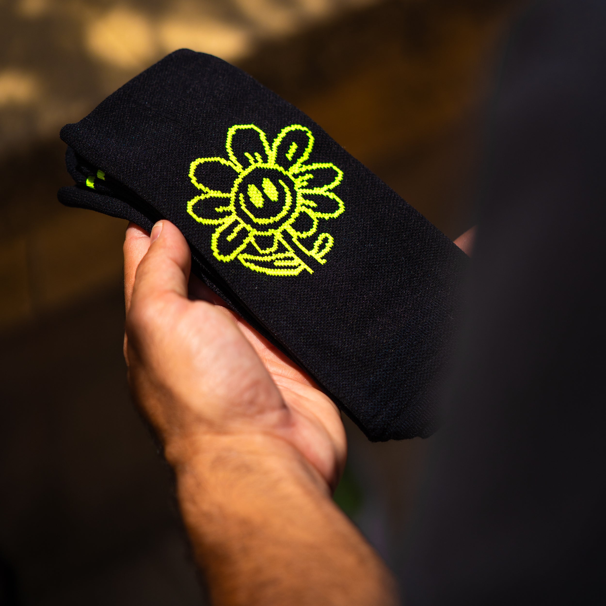HAPPY DAY BLACK - RUNNING SOCKS