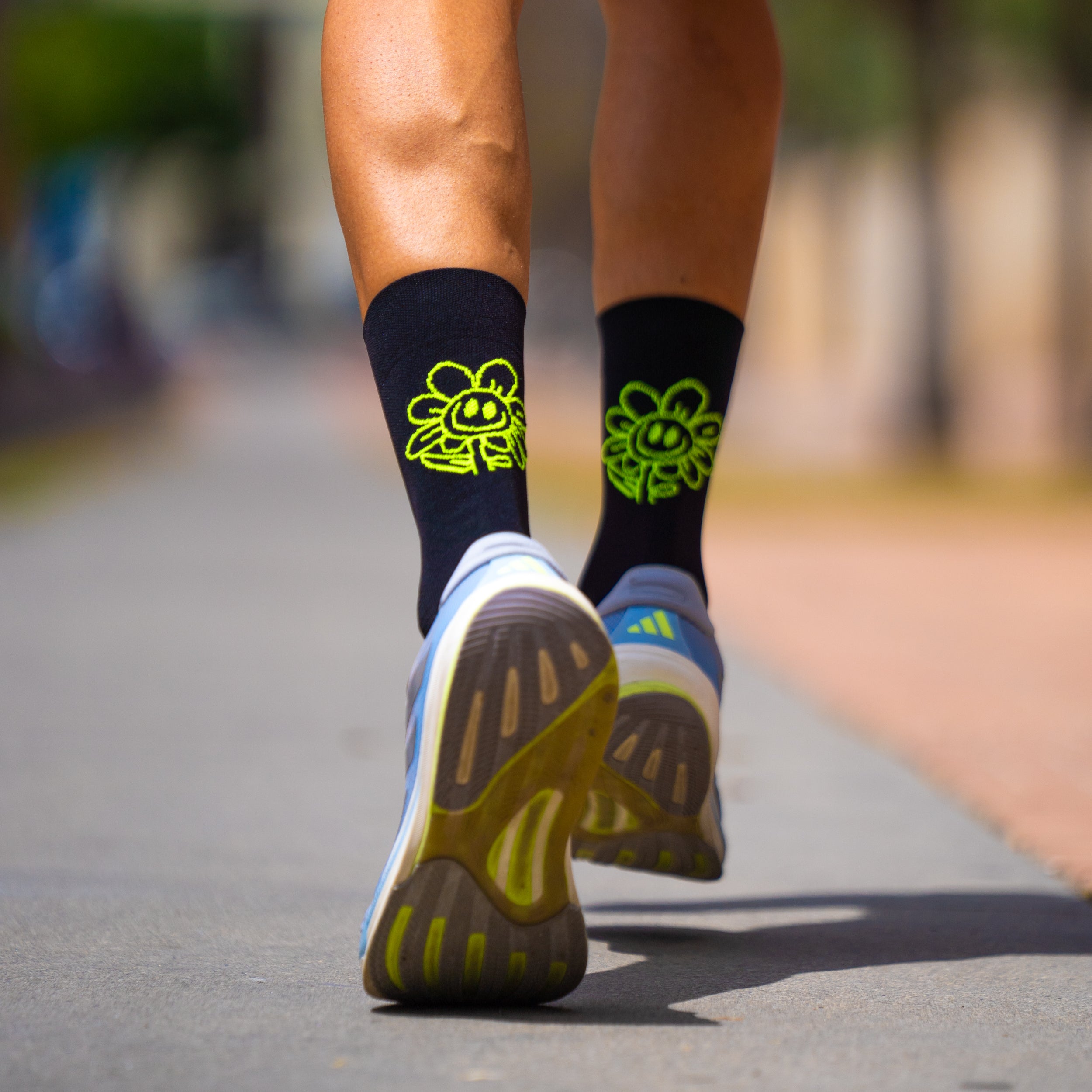 HAPPY DAY BLACK - RUNNING SOCKS