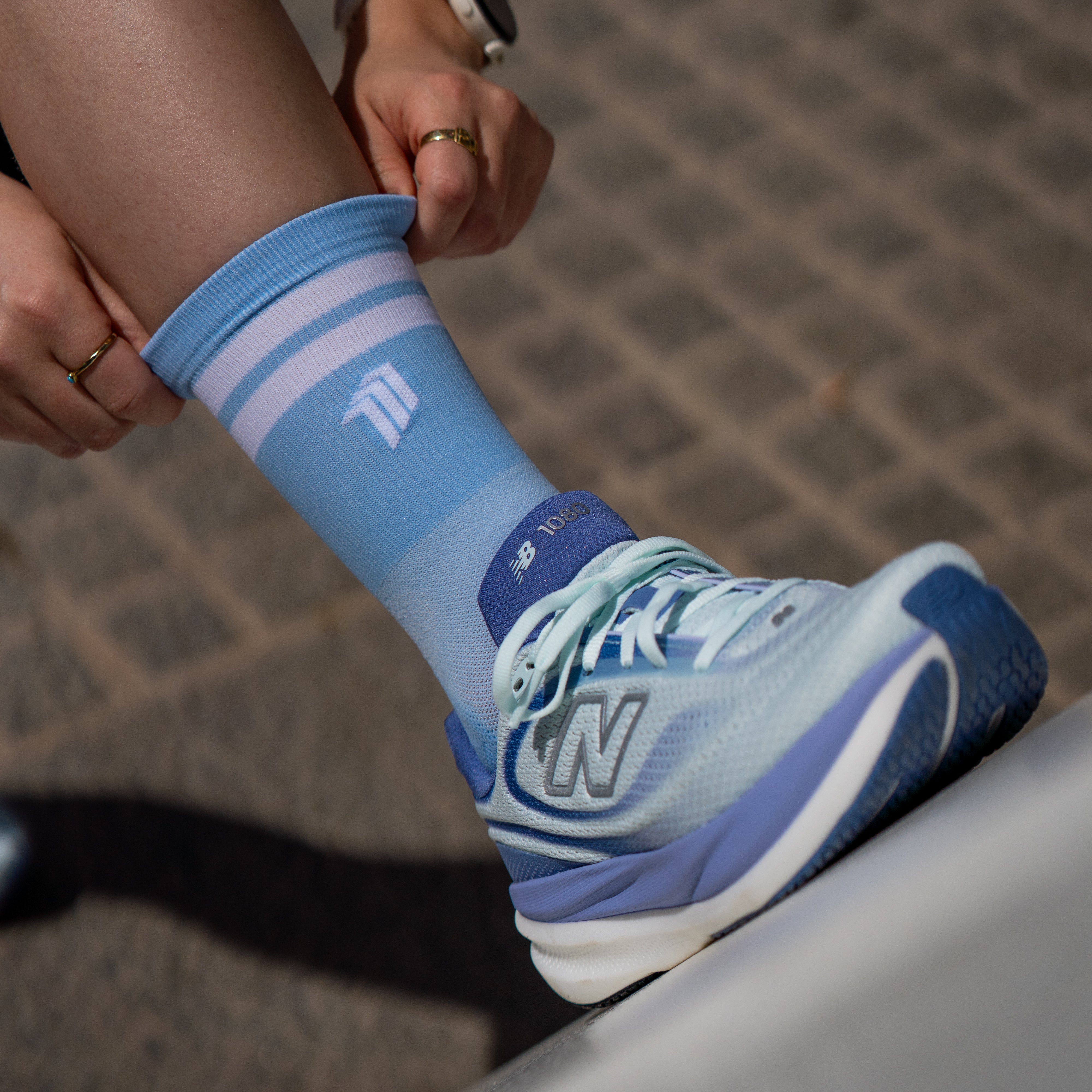 SIGNATURE BLUE - PRO COMFORT RUNNING SOCKS
