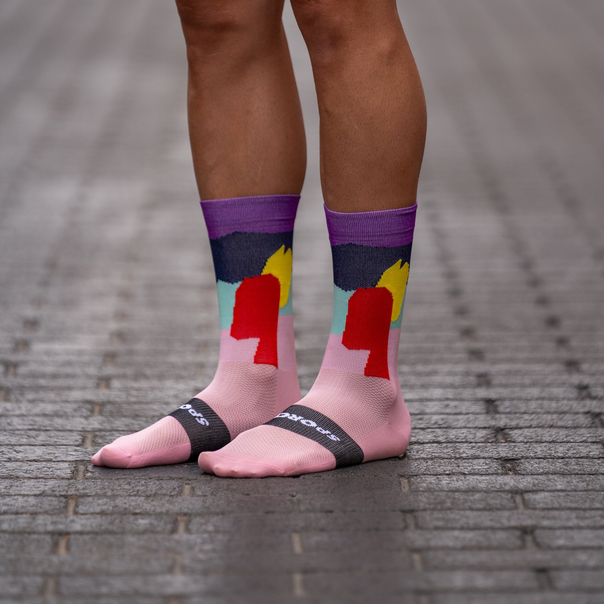 ALSACE PINK - CYCLING SOCKS