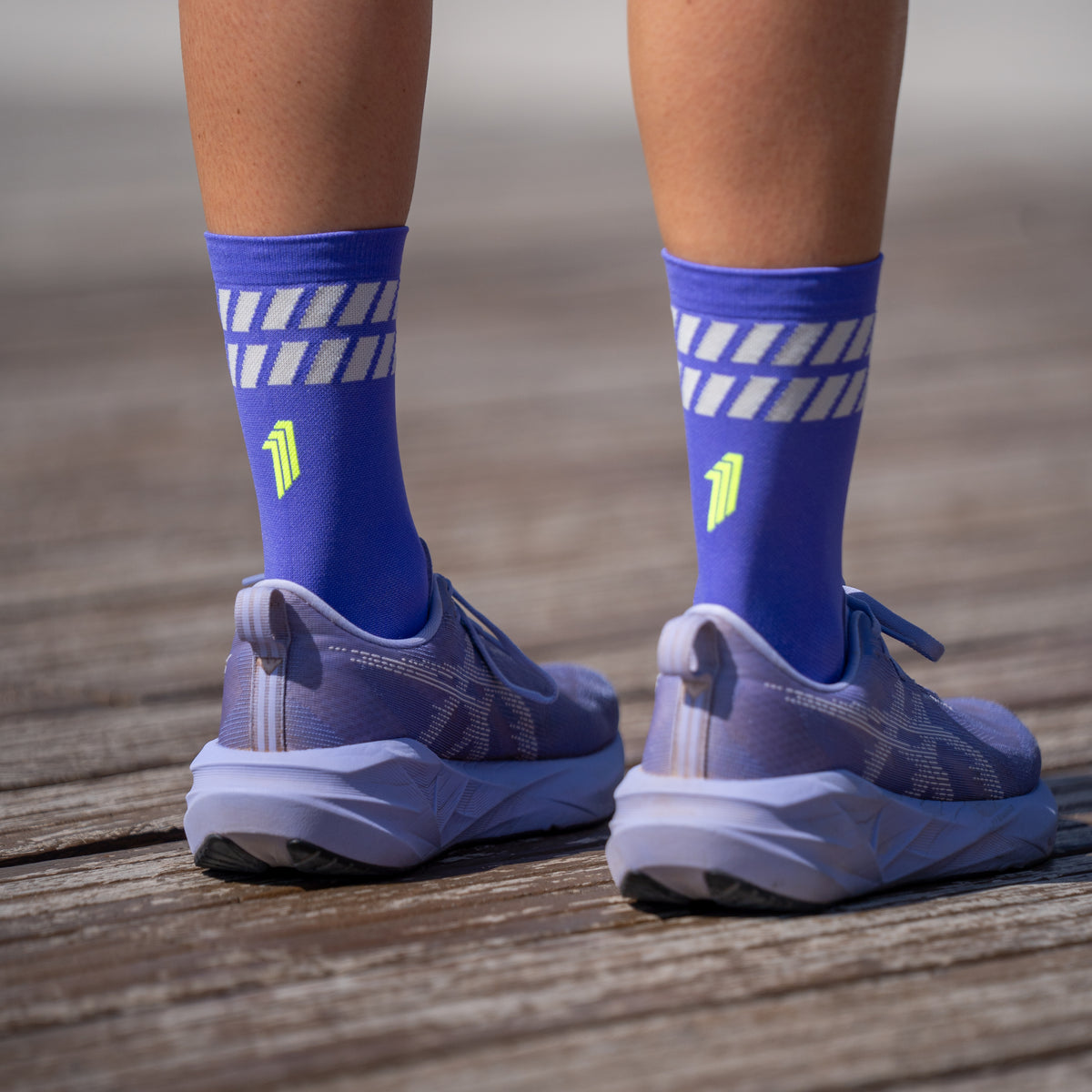 ULTRALIGHT PRO STRIPED PURPLE - RUN ULTRALIGHT SOCKS