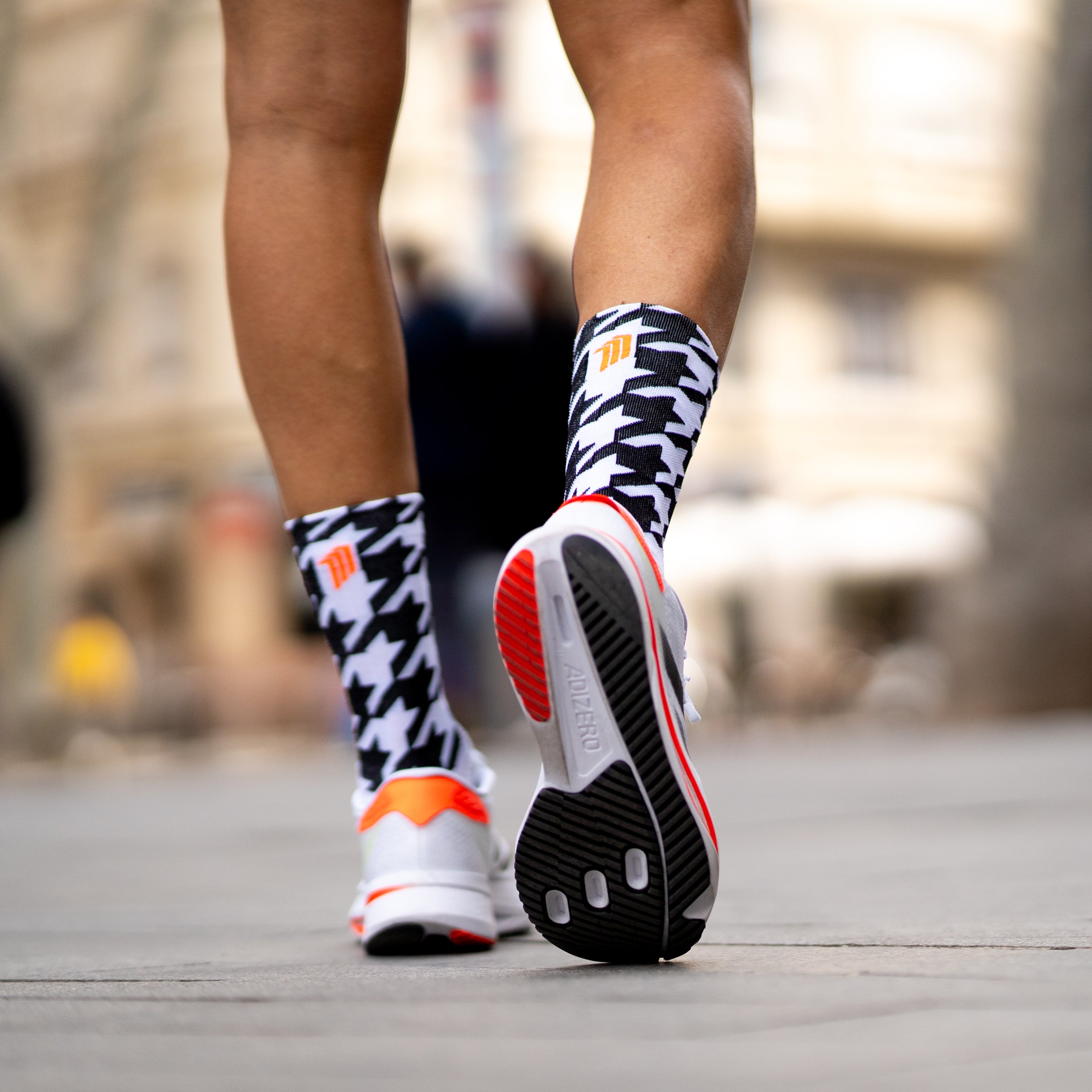 FLOW WHITE - CALCETÍN RUNNING