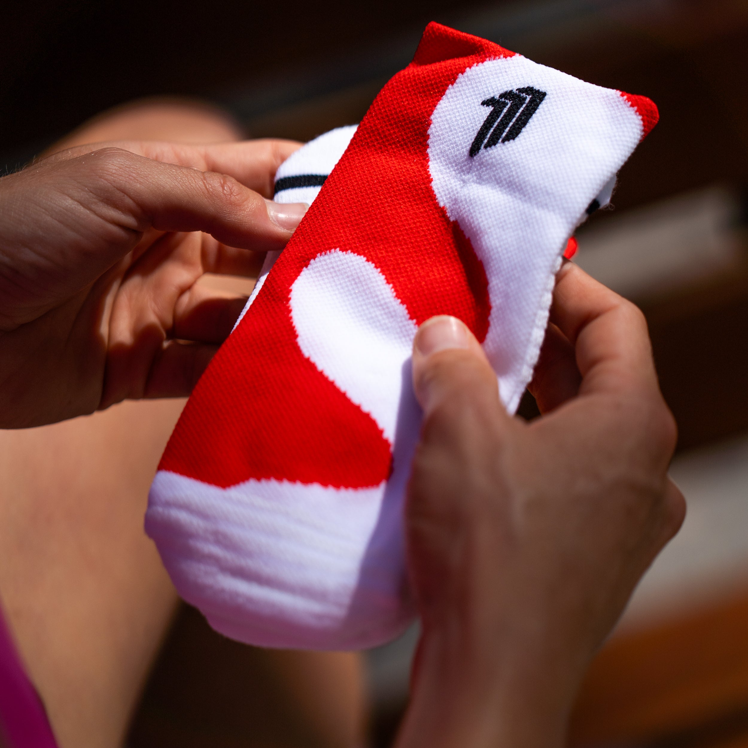 KINETIC RED - RUNNING SOCKS