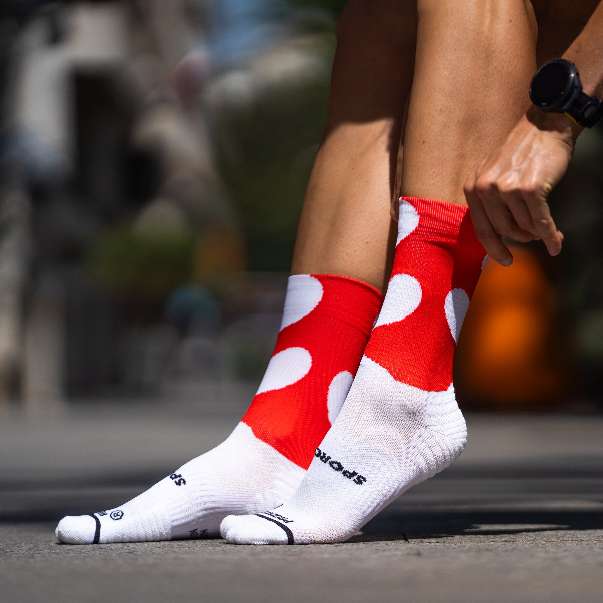 KINETIC RED - RUNNING SOCKS