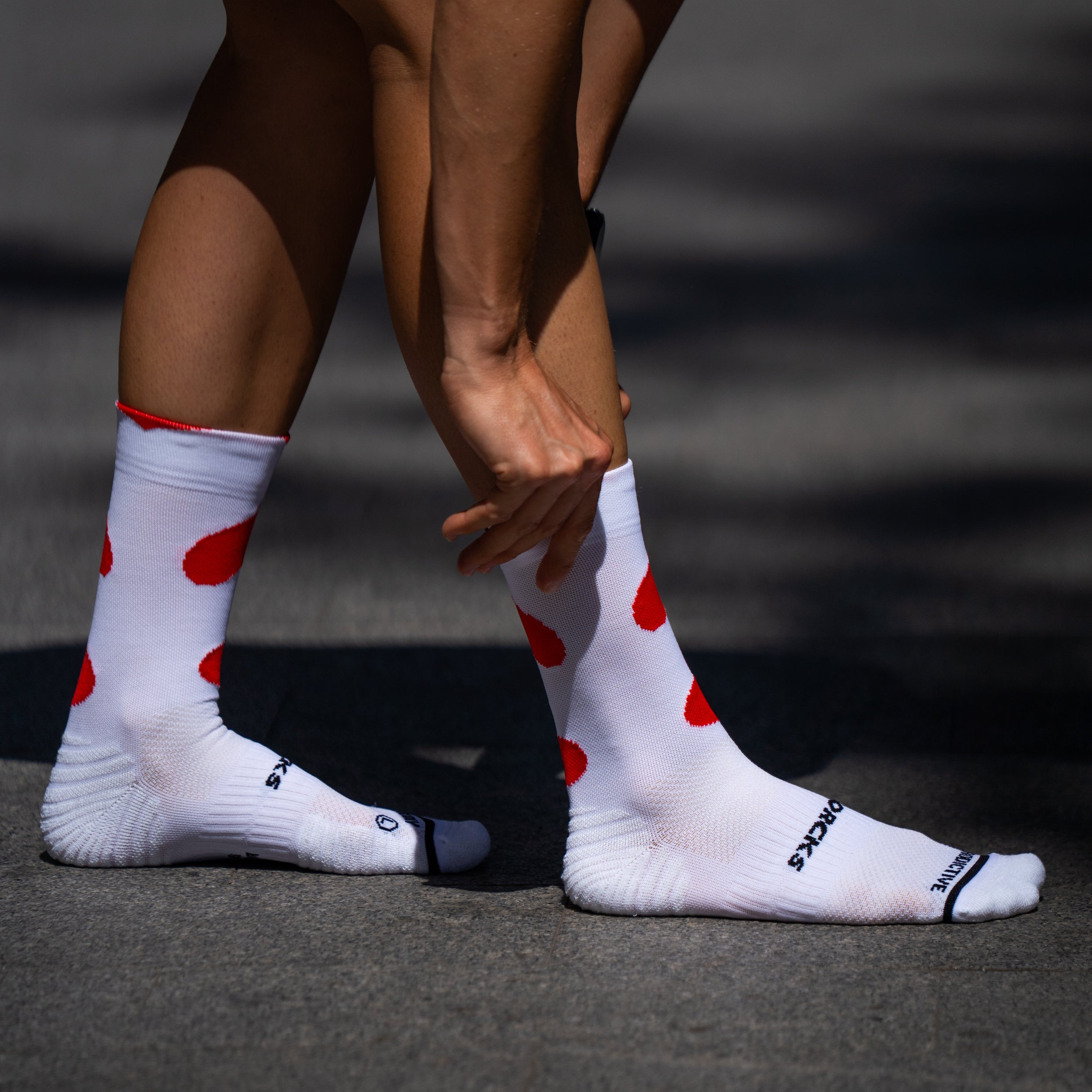 KINETIC RED - RUNNING SOCKS