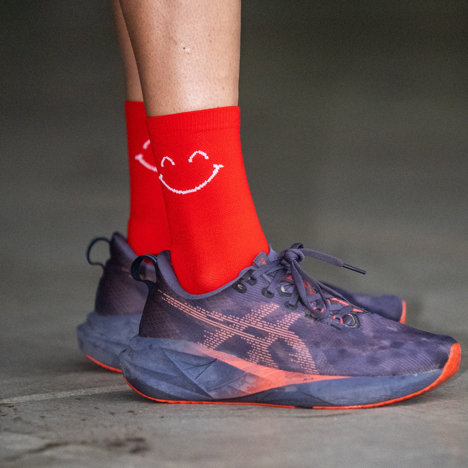 HAPPY MODE RED - CALCETÍN RUN ULTRALIGHT