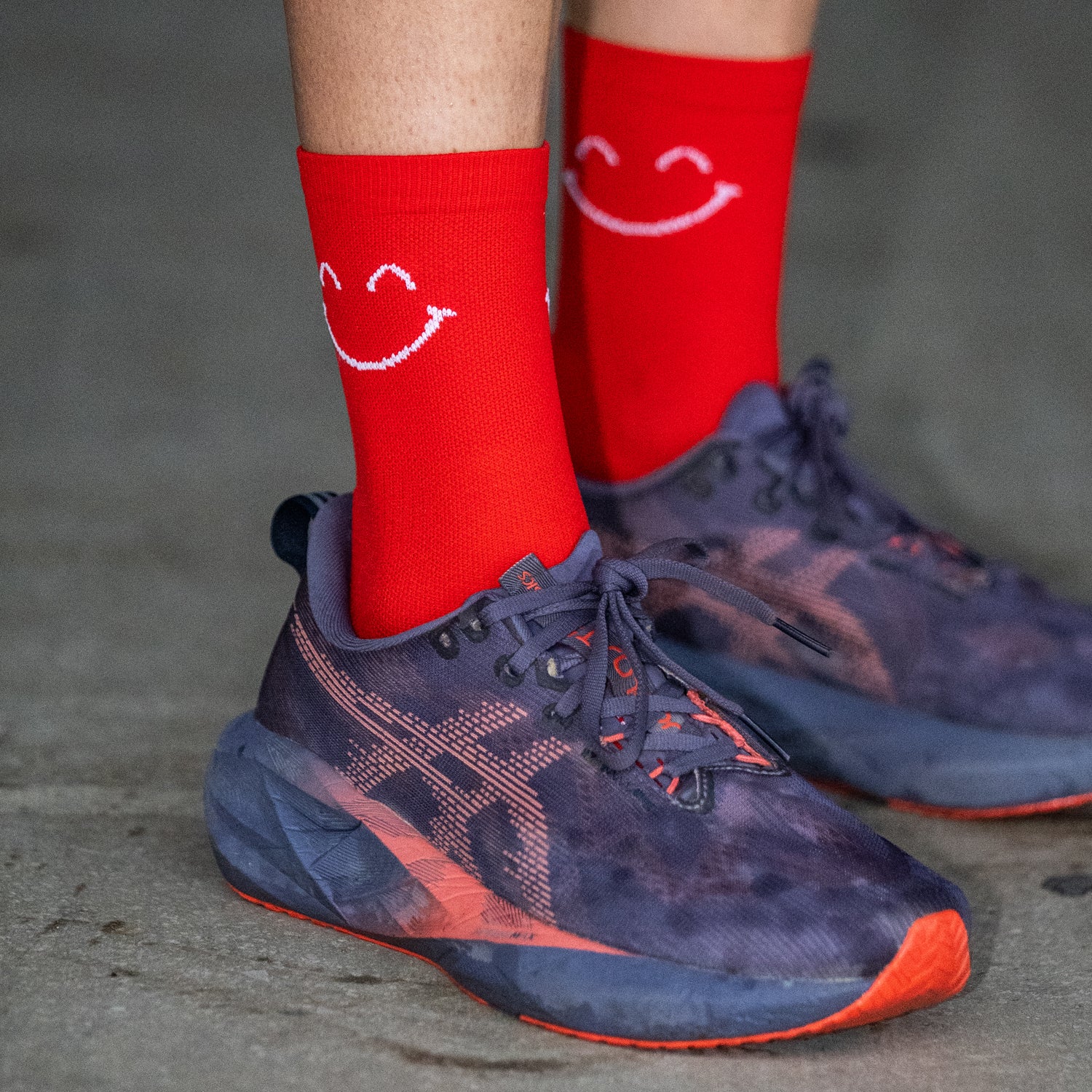 HAPPY MODE RED - CALCETÍN RUN ULTRALIGHT