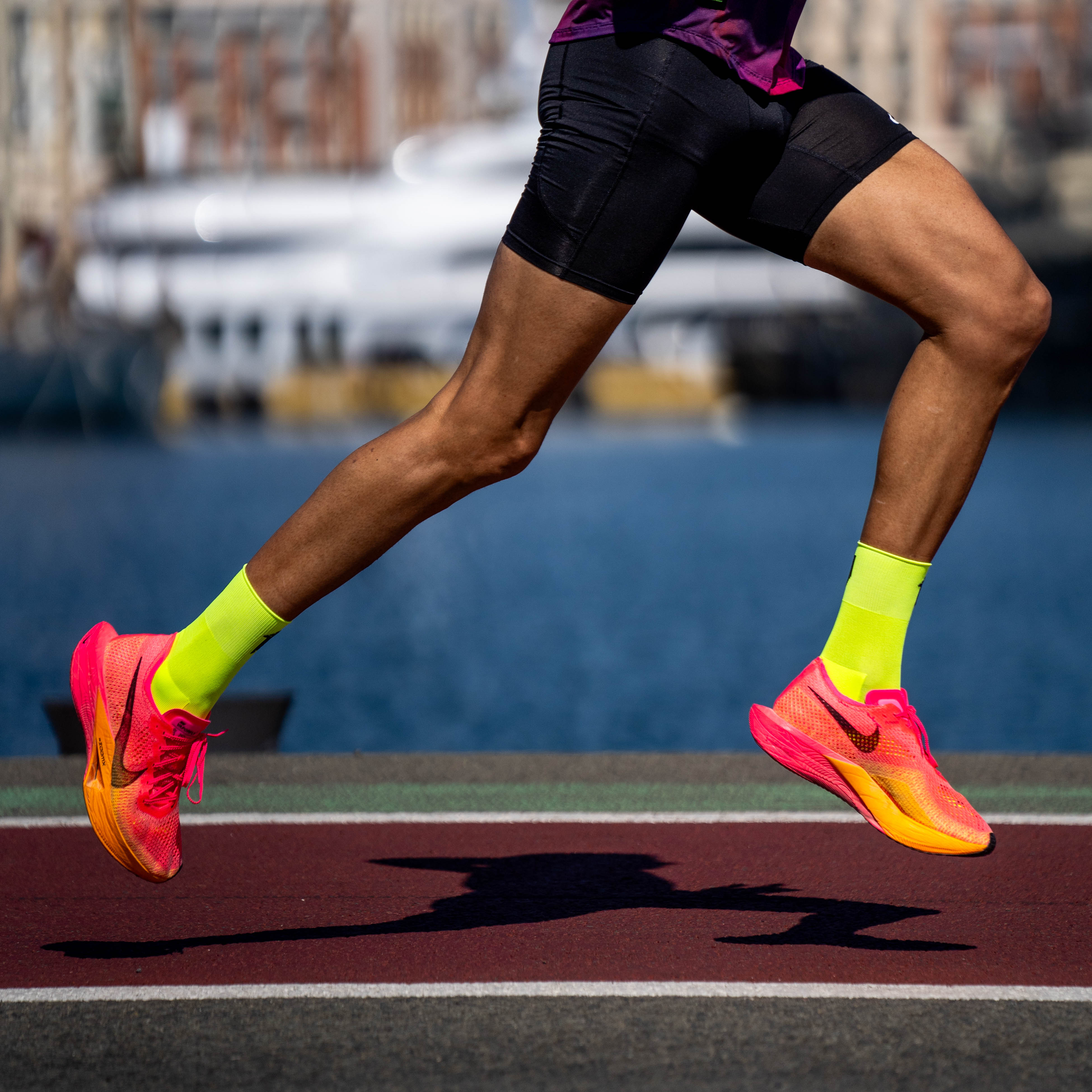 MARATHON YELLOW - RUNNING SOCKS