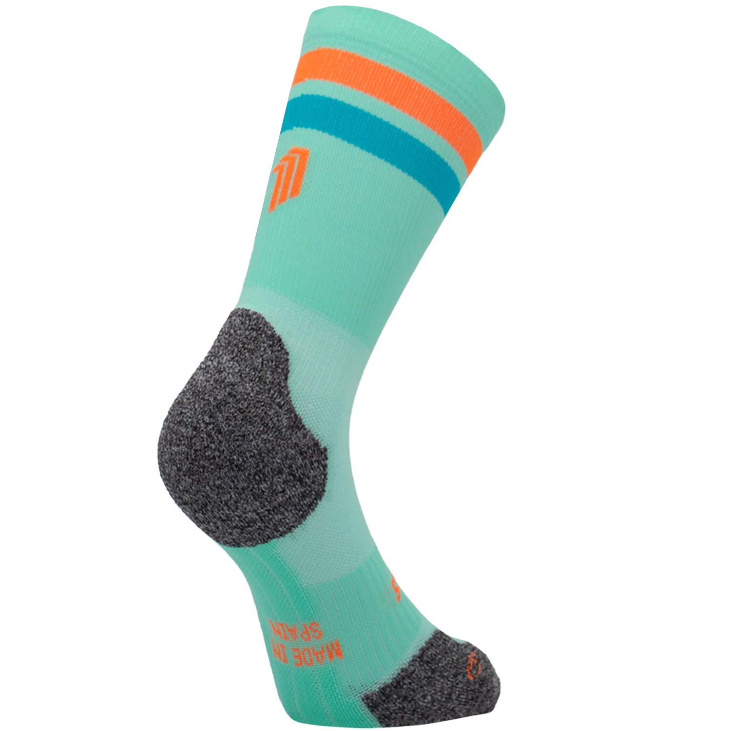 PRO GREEN ORANGE - CALCETÍN RUN ULTRALIGHT