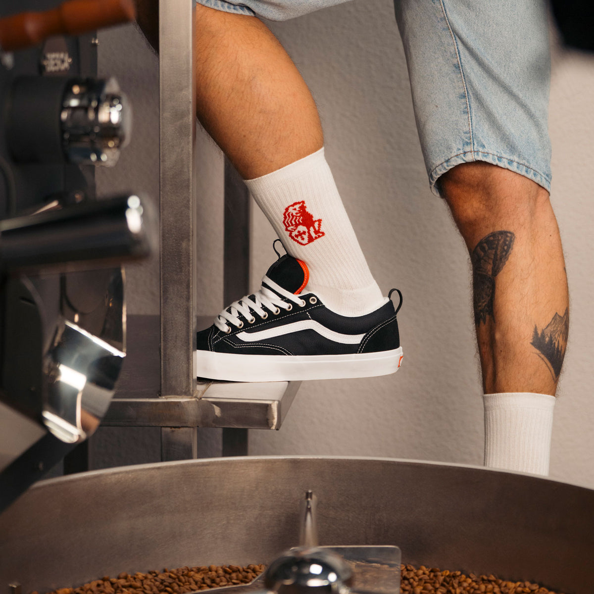 LA MARZOCCO WHITE - STREET SOCKS
