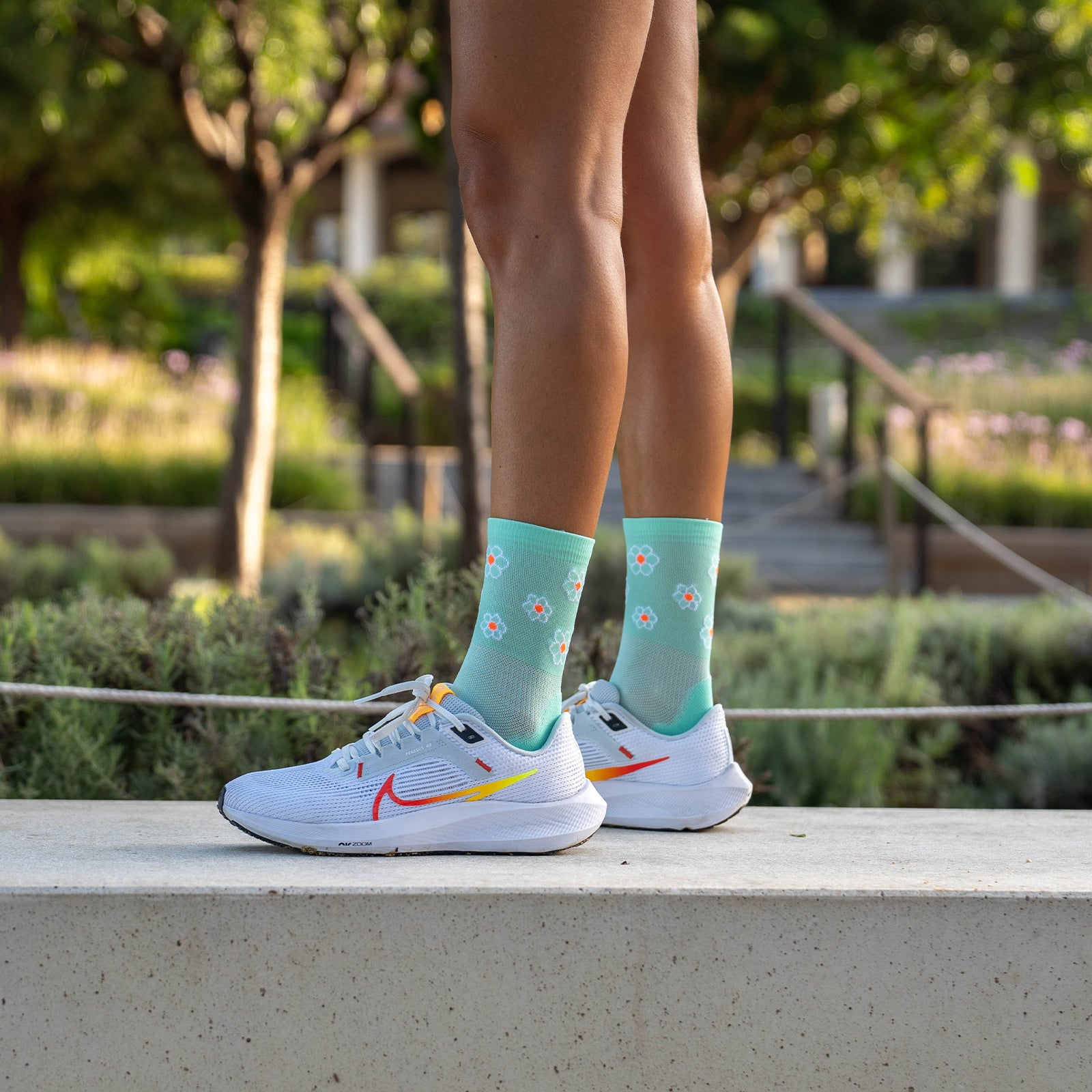 MARGUERITE GREEN - CALCETÍN RUN ULTRALIGHT
