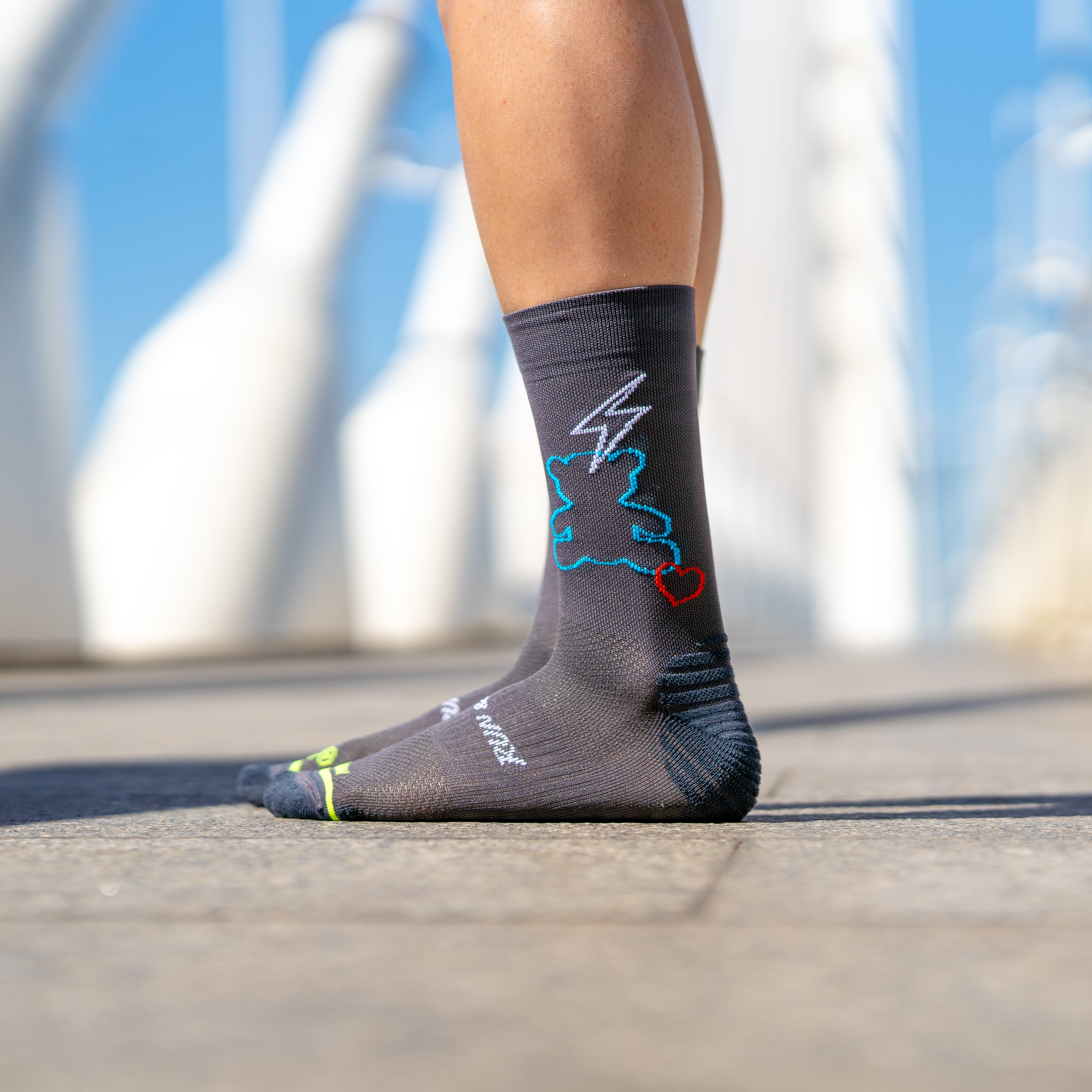 MY TEDDY GREY - RUNNING SOCK