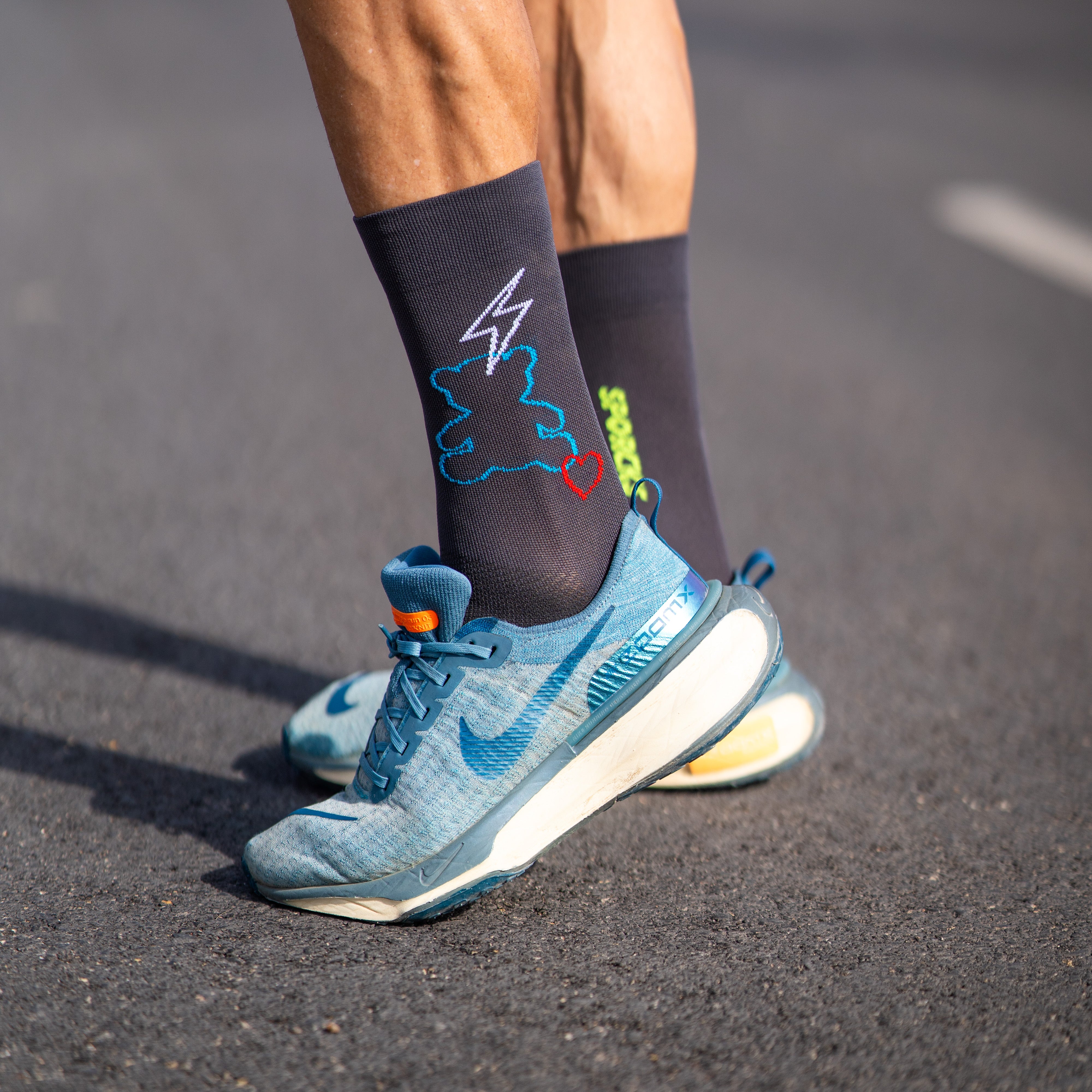 MY TEDDY GREY - RUNNING SOCK