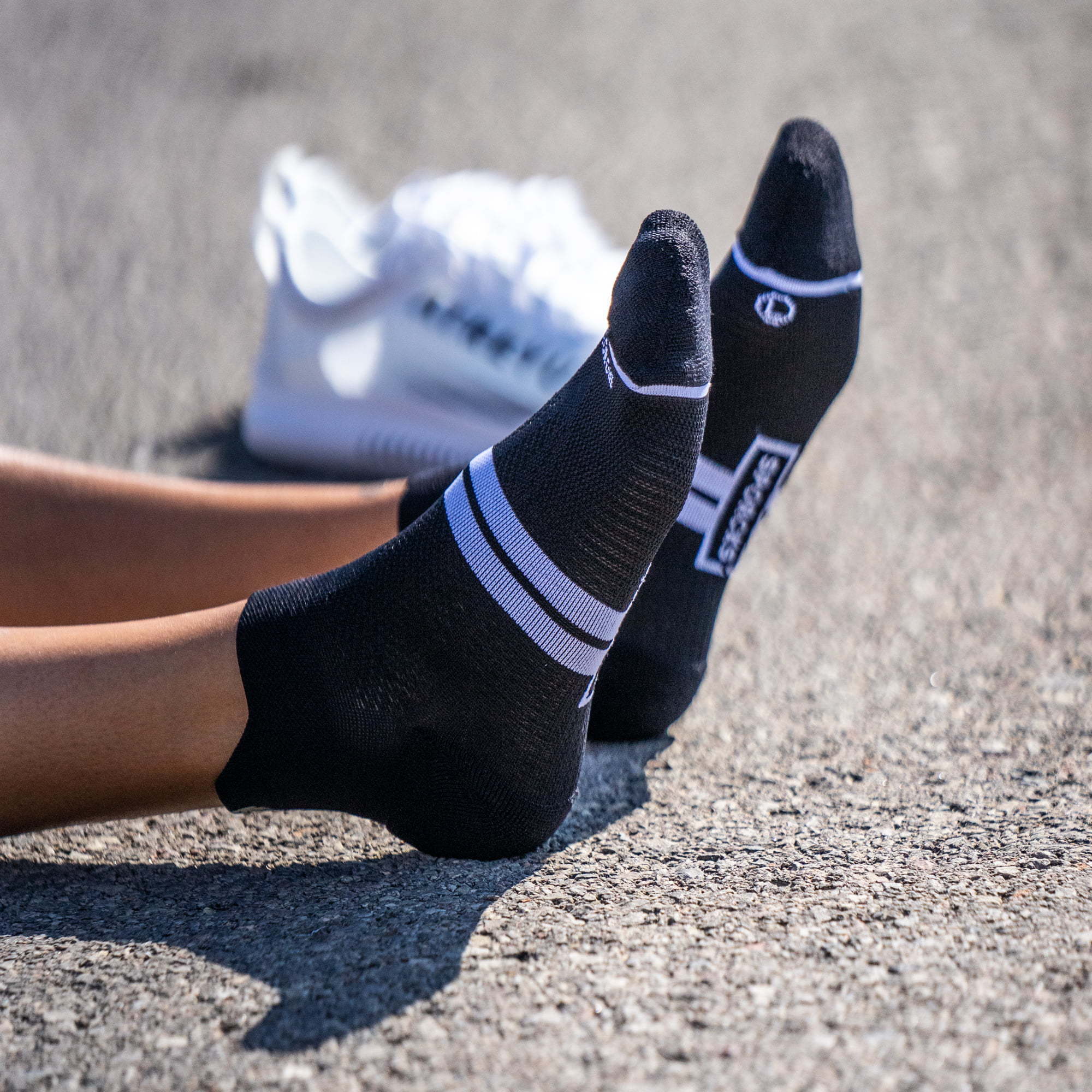 NOOSA BLACK - RUNNING SOCKS