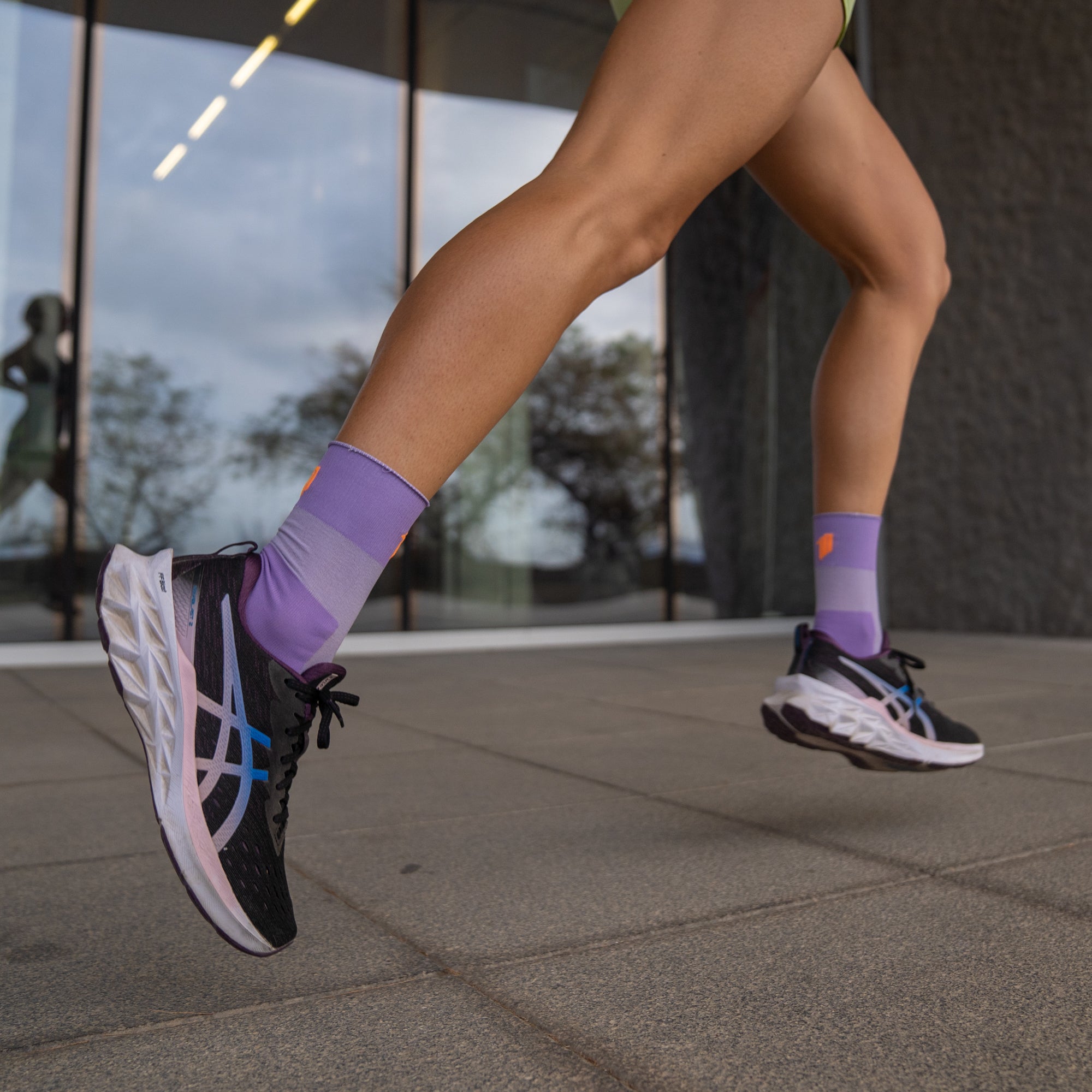 MARATHON PURPLE - CALCETÍN RUNNING