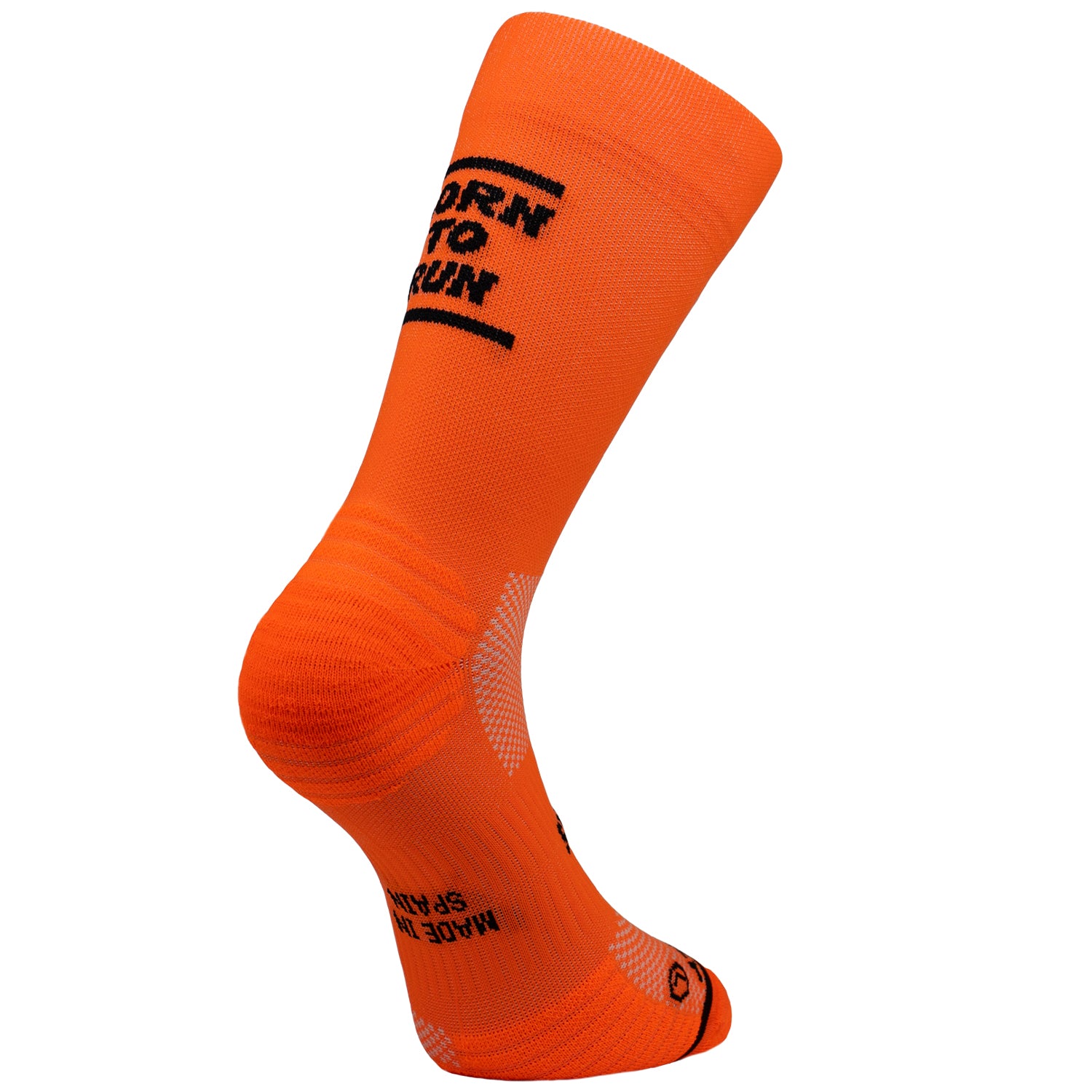 BORN TO RUN ORANGE - RUNNING SOCKS