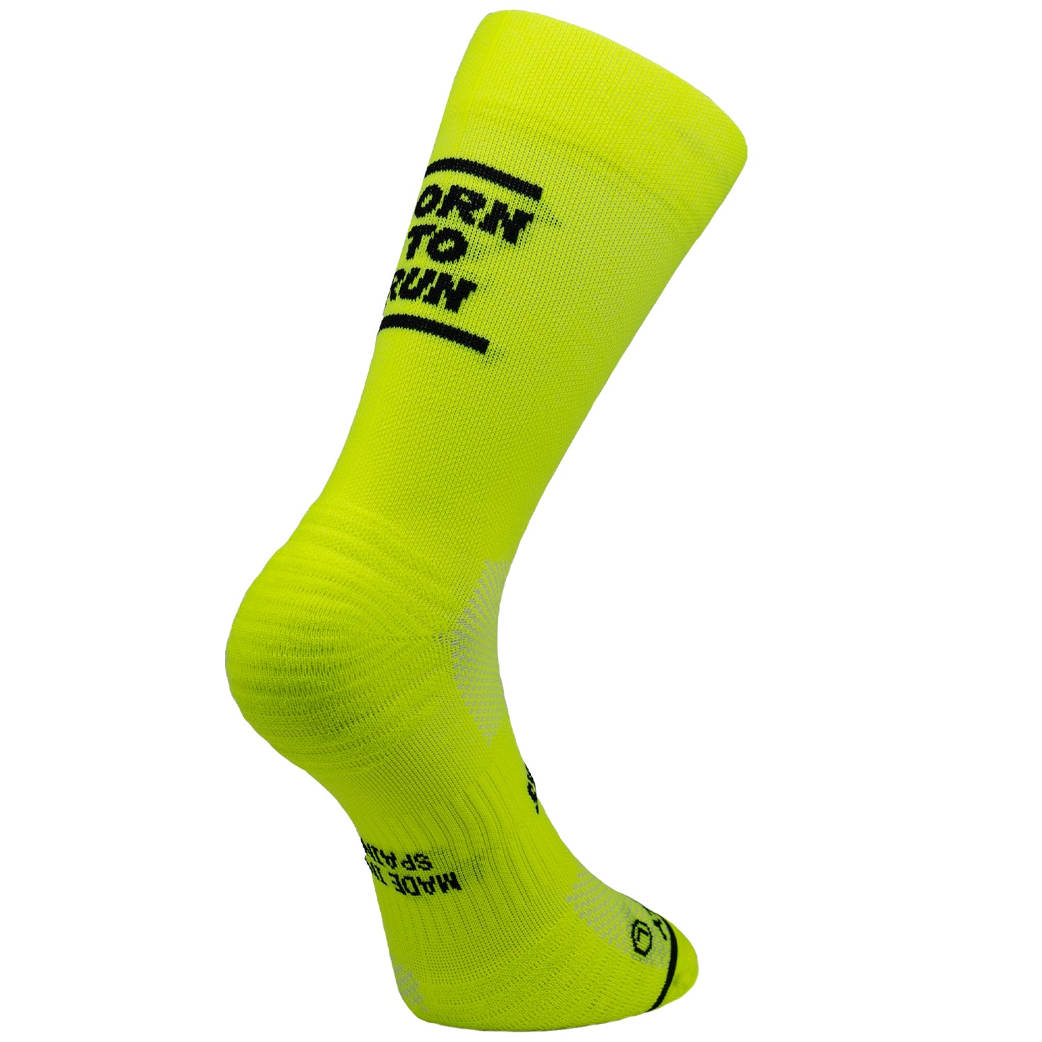 BORN TO RUN YELLOW - RUNNING SOCKS