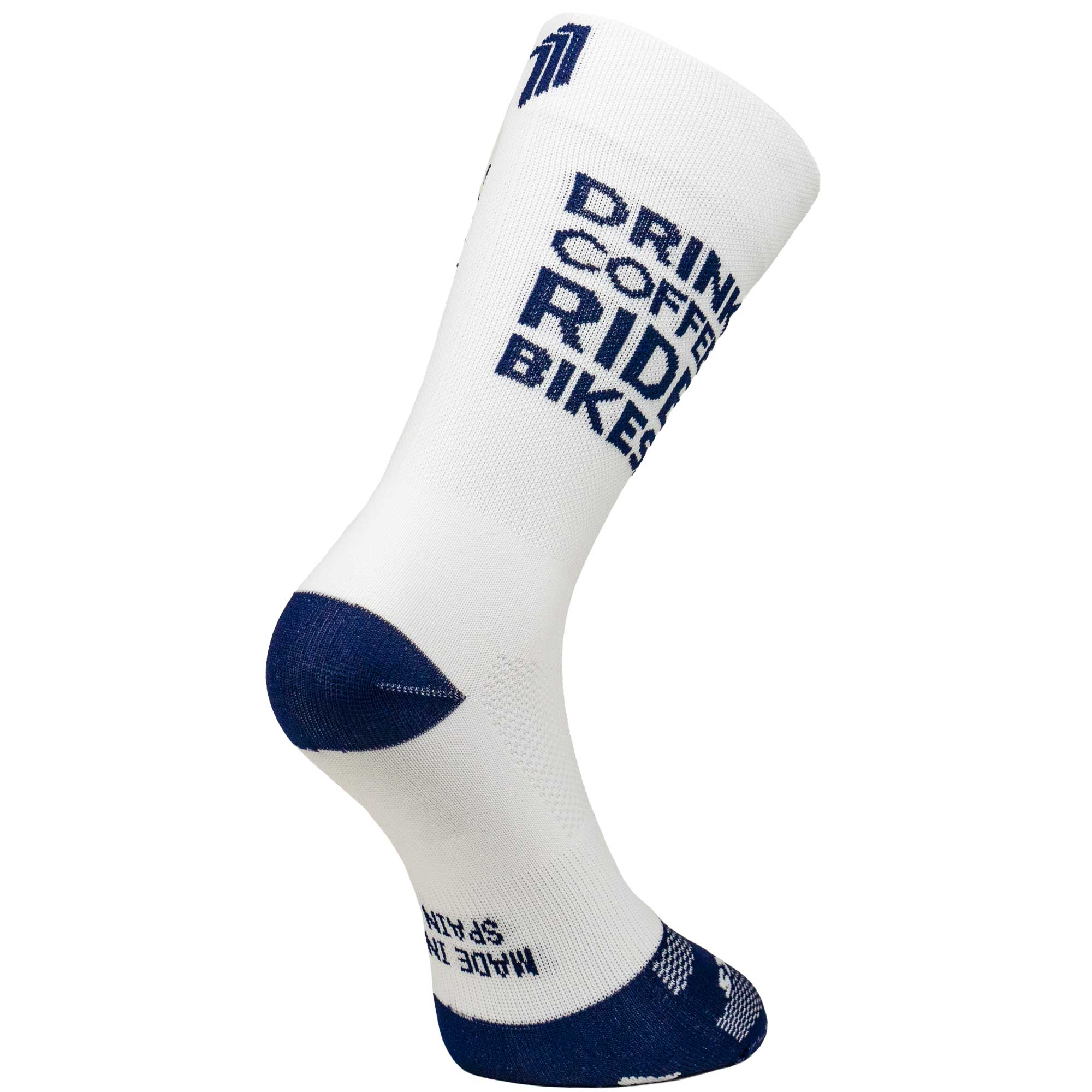 DRINK COFFEE BLUE - CALCETÍN CICLISMO