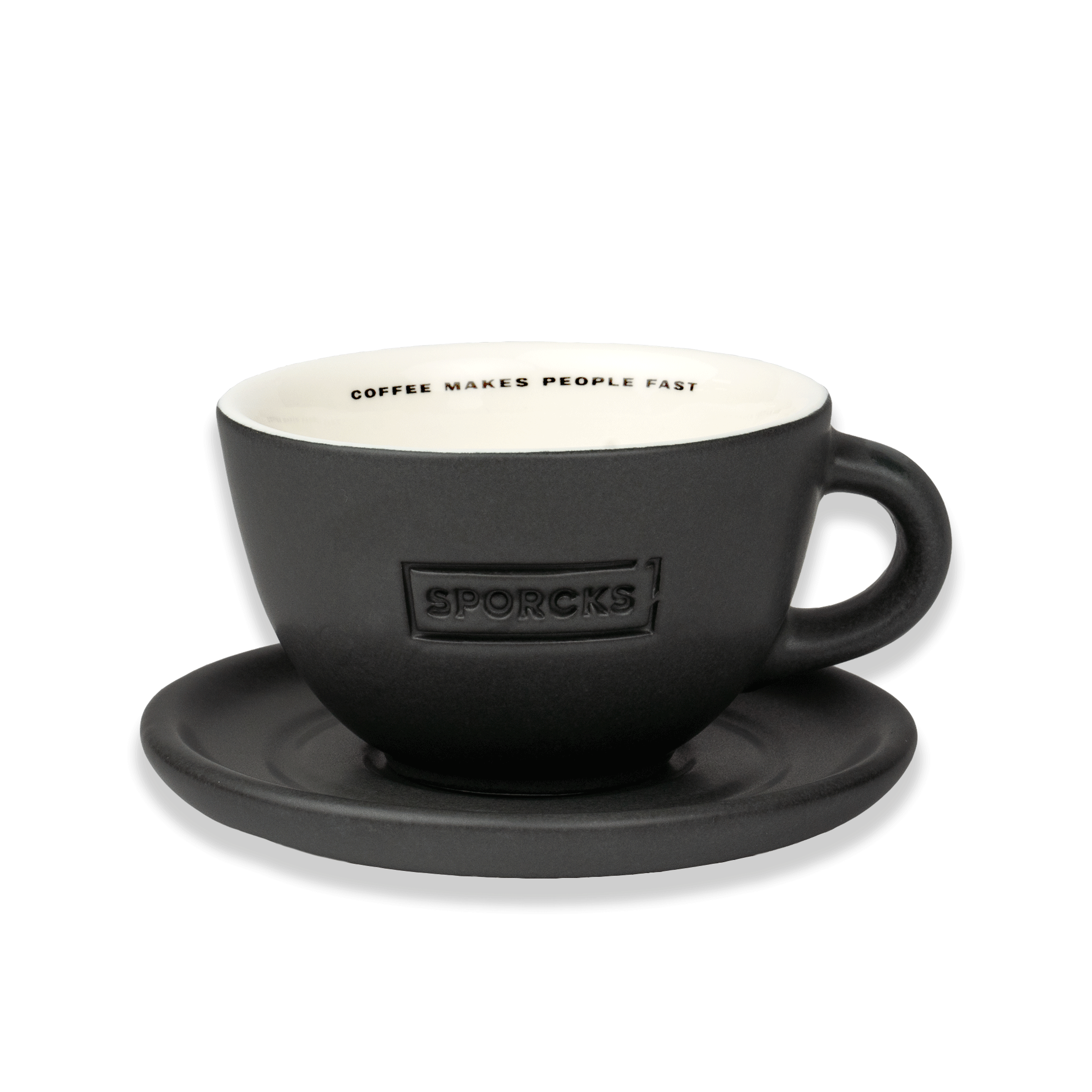 Set Cappuccino Antracita - 200ml