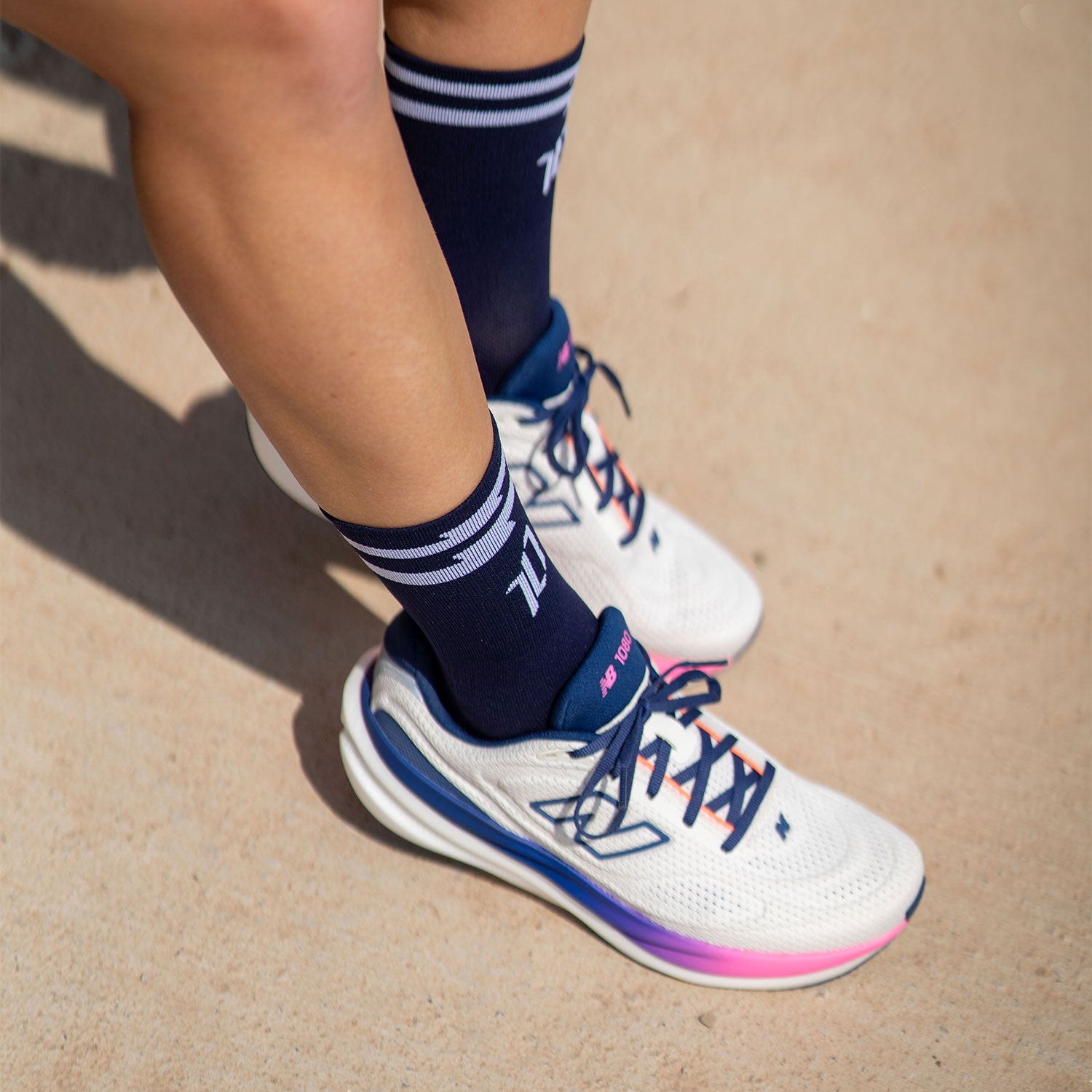 SUMMER 10 NAVY - PRO COMFORT RUNNING SOCKS