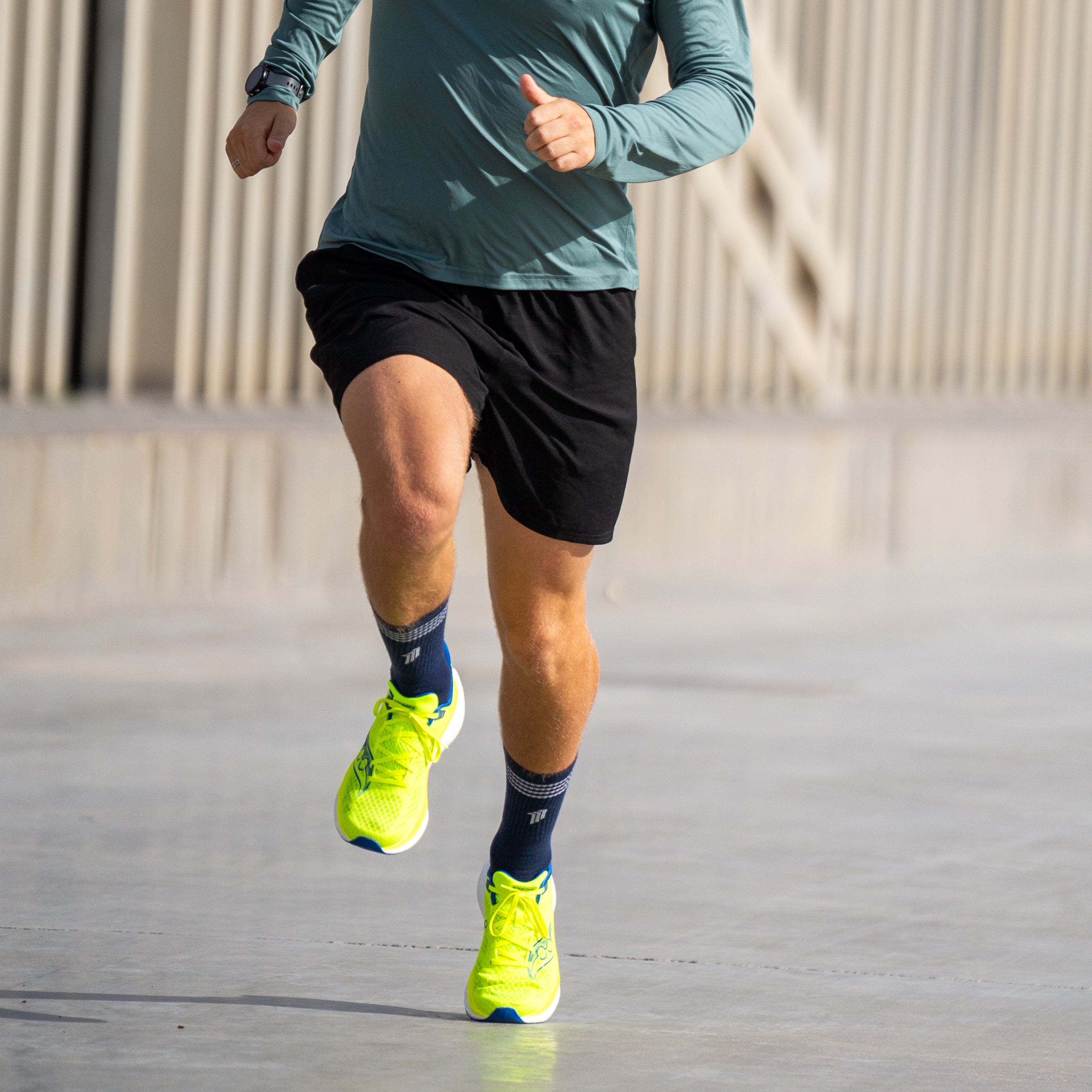 NO RISK BLUE - CALCETIN WINTER RUNNING