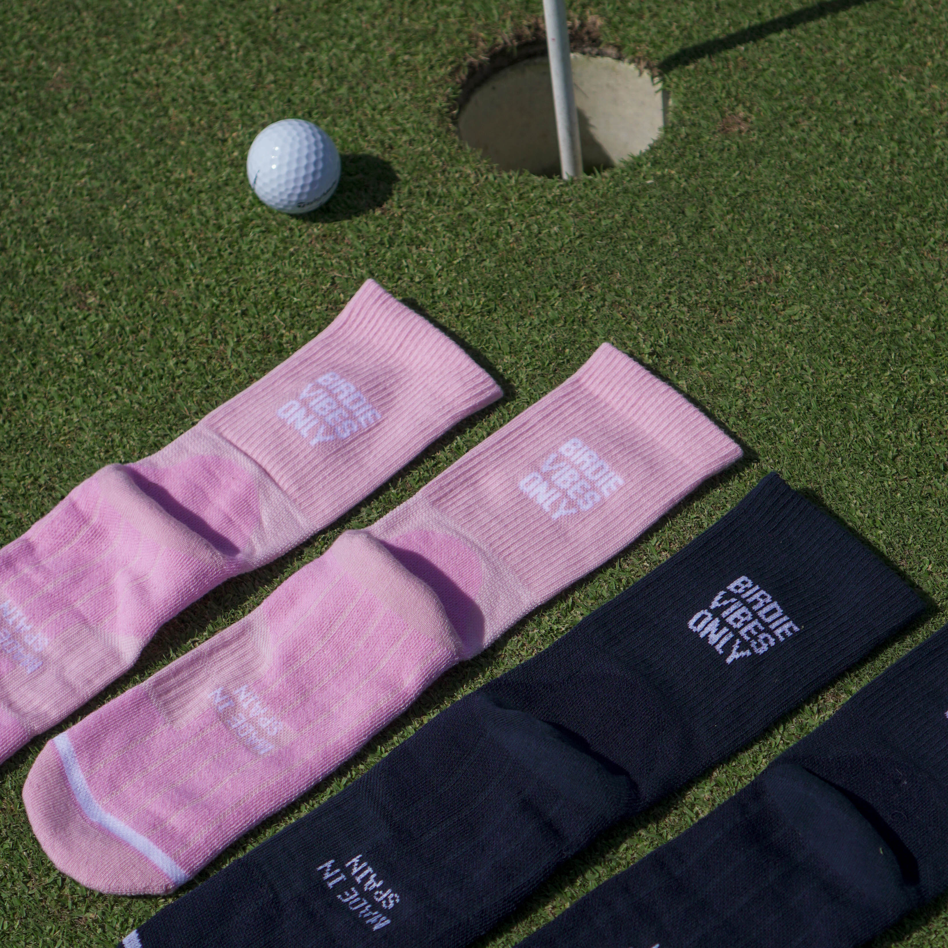 BIRDIE VIBES PINK - CALCETÍN GOLF