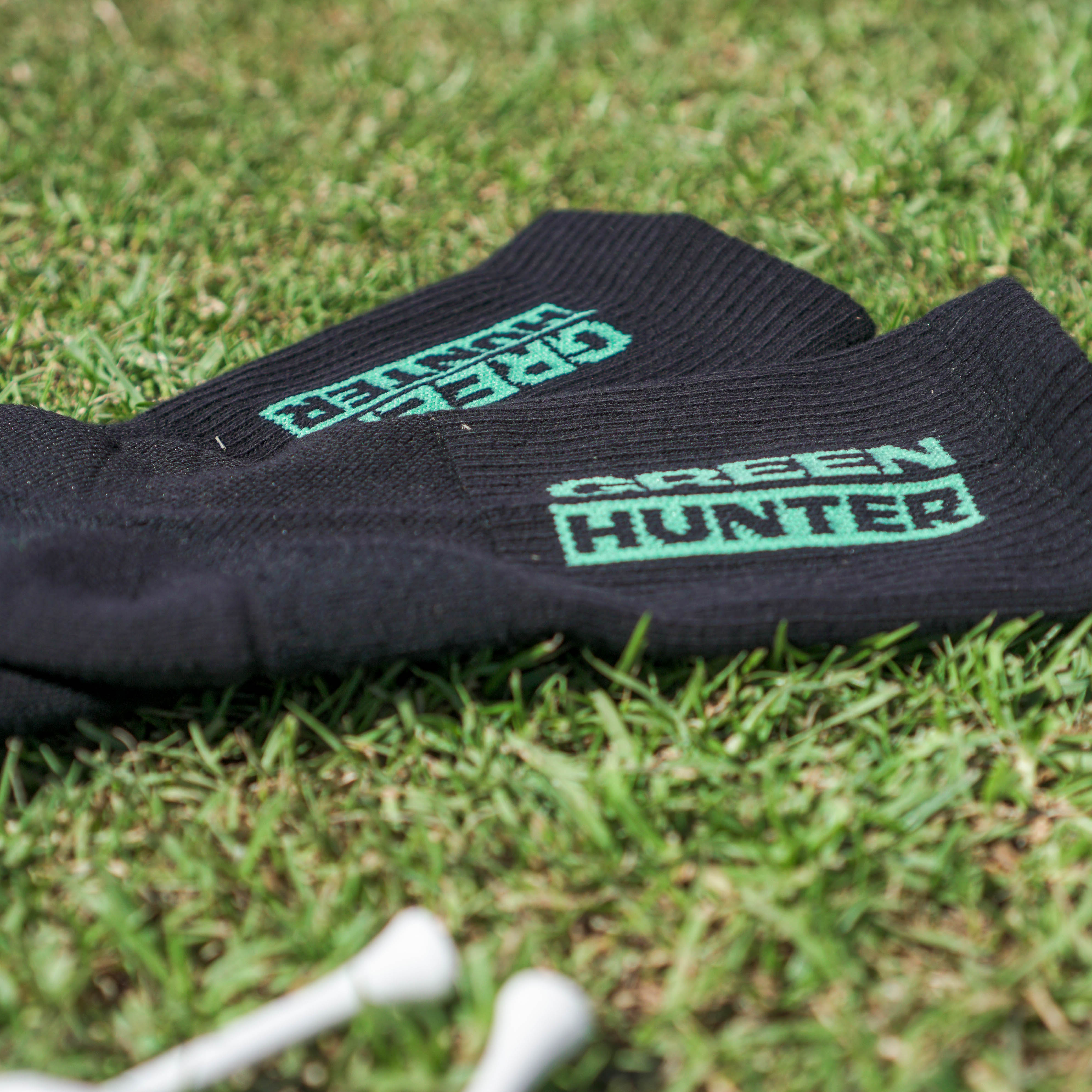 GREEN HUNTER BLACK - GOLF SOCKS