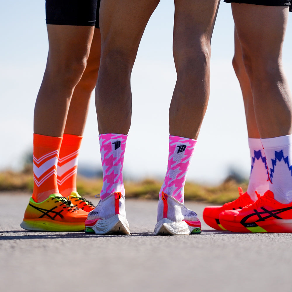 FLOW PINK - RUNNING SOCKS