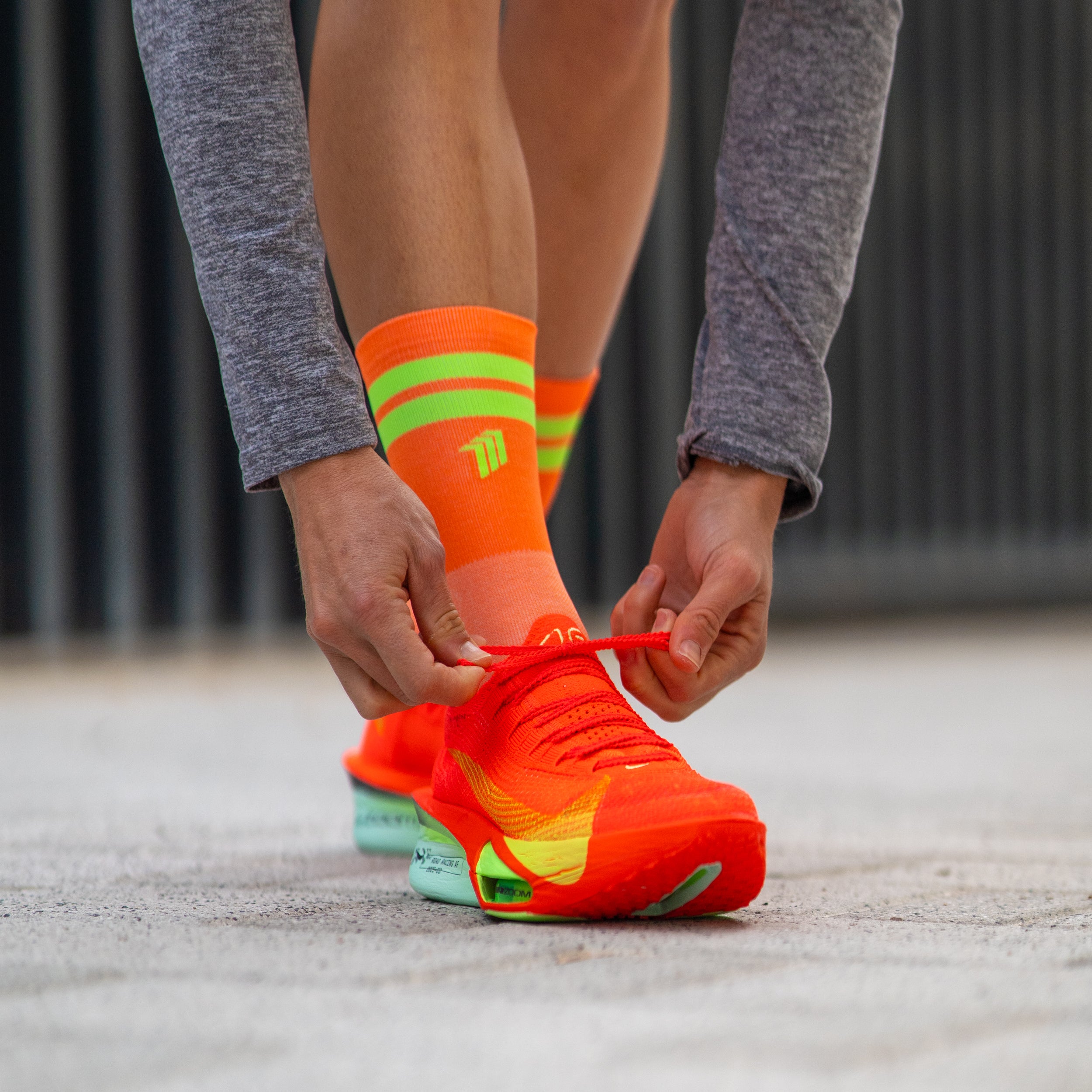 PRO ORANGE V2 - CALCETÍN RUN ULTRALIGHT