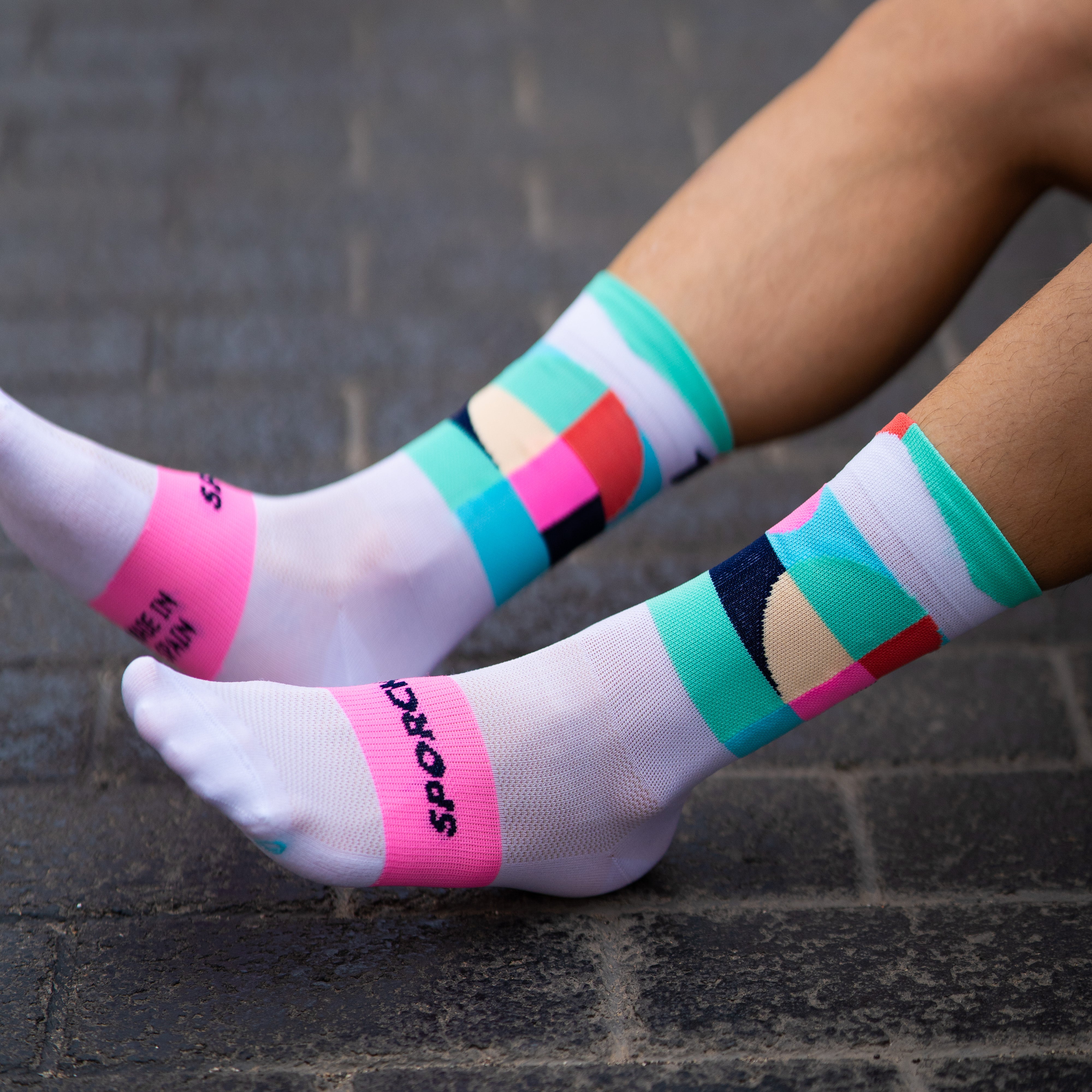 MADONNA PINK - CYCLING SOCKS