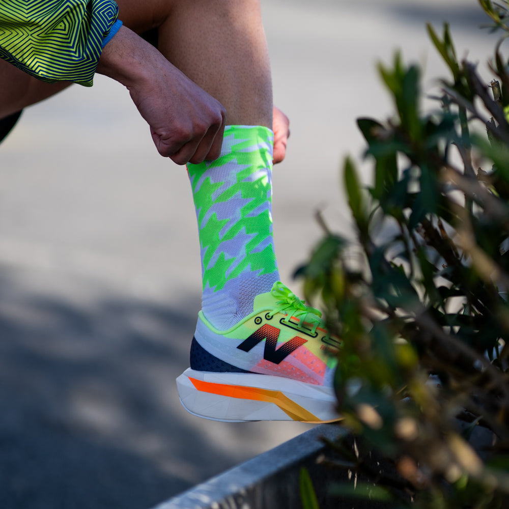 FLOW GREEN - RUNNING SOCKS