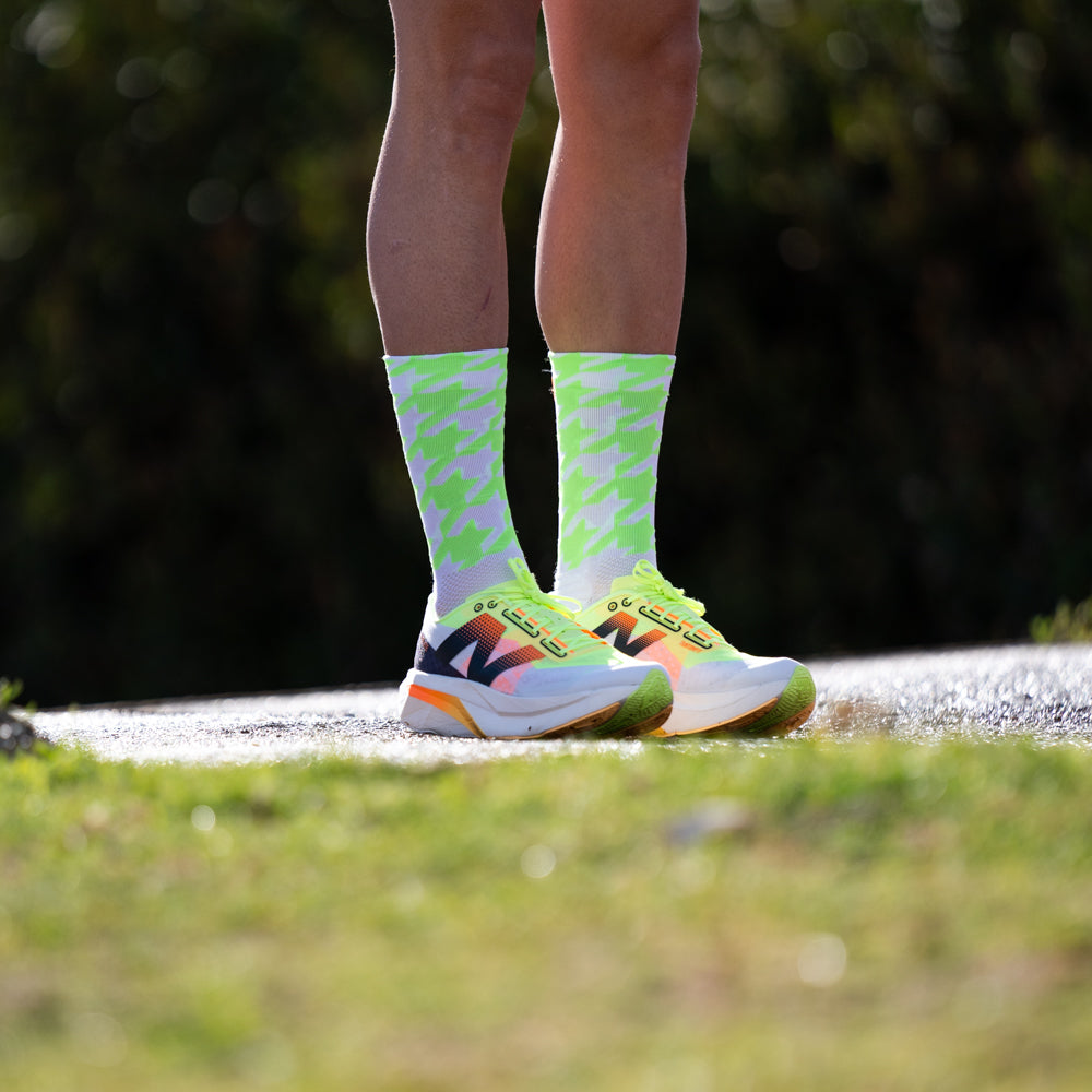 FLOW GREEN - RUNNING SOCKS