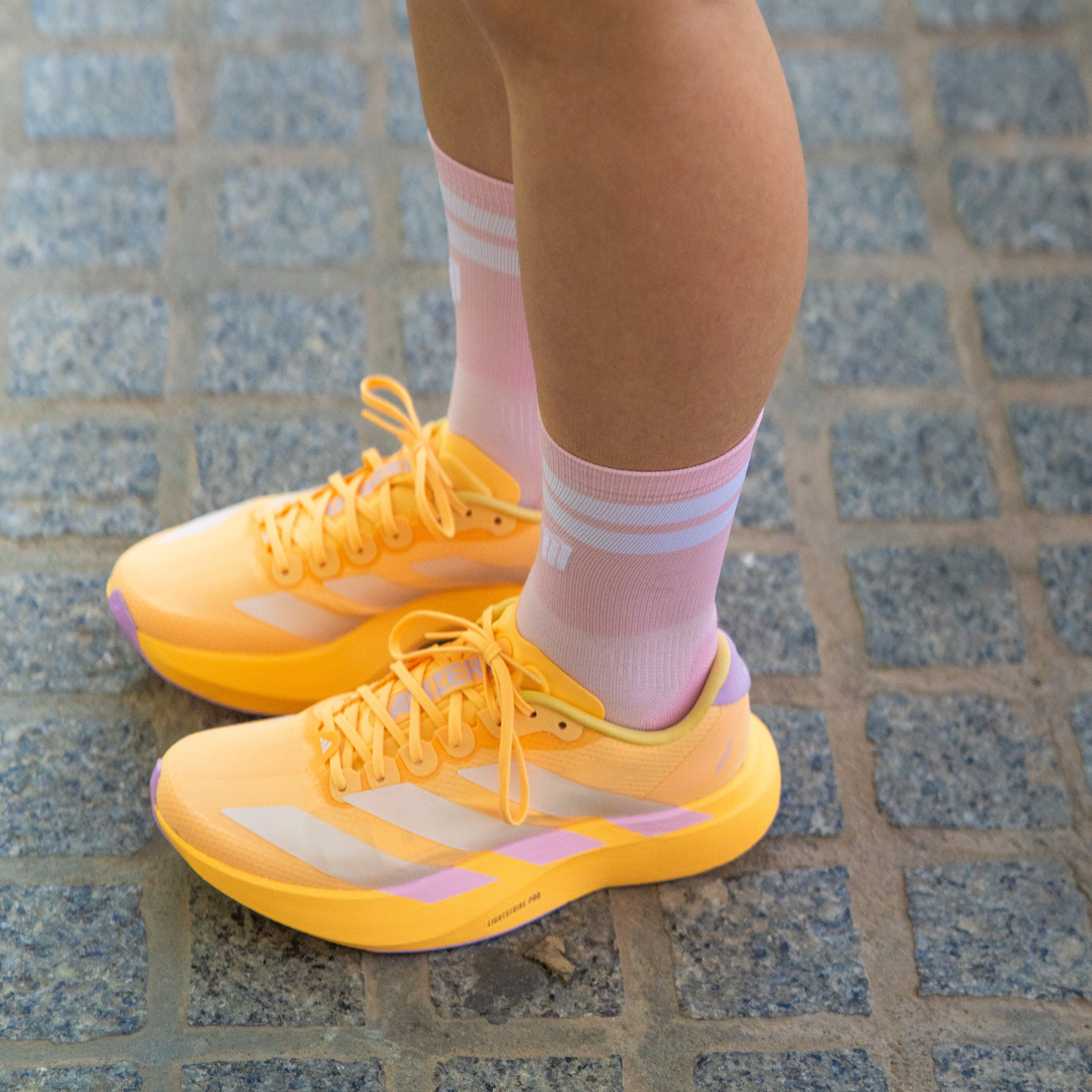 SIGNATURE PINK - PRO COMFORT RUNNING SOCKS