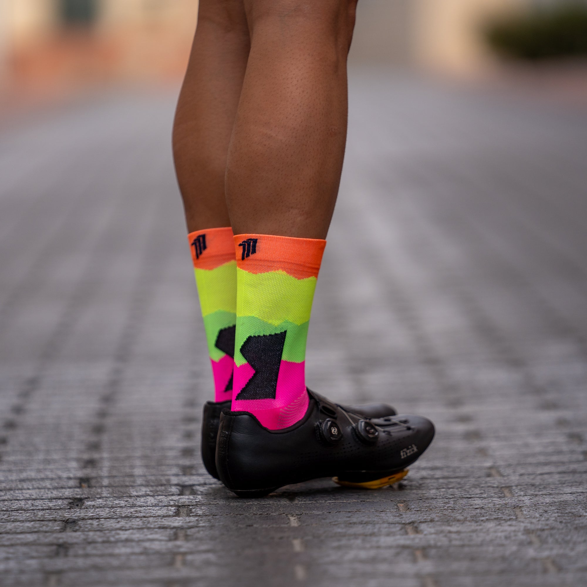 ALSACE FLUO - CYCLING SOCKS