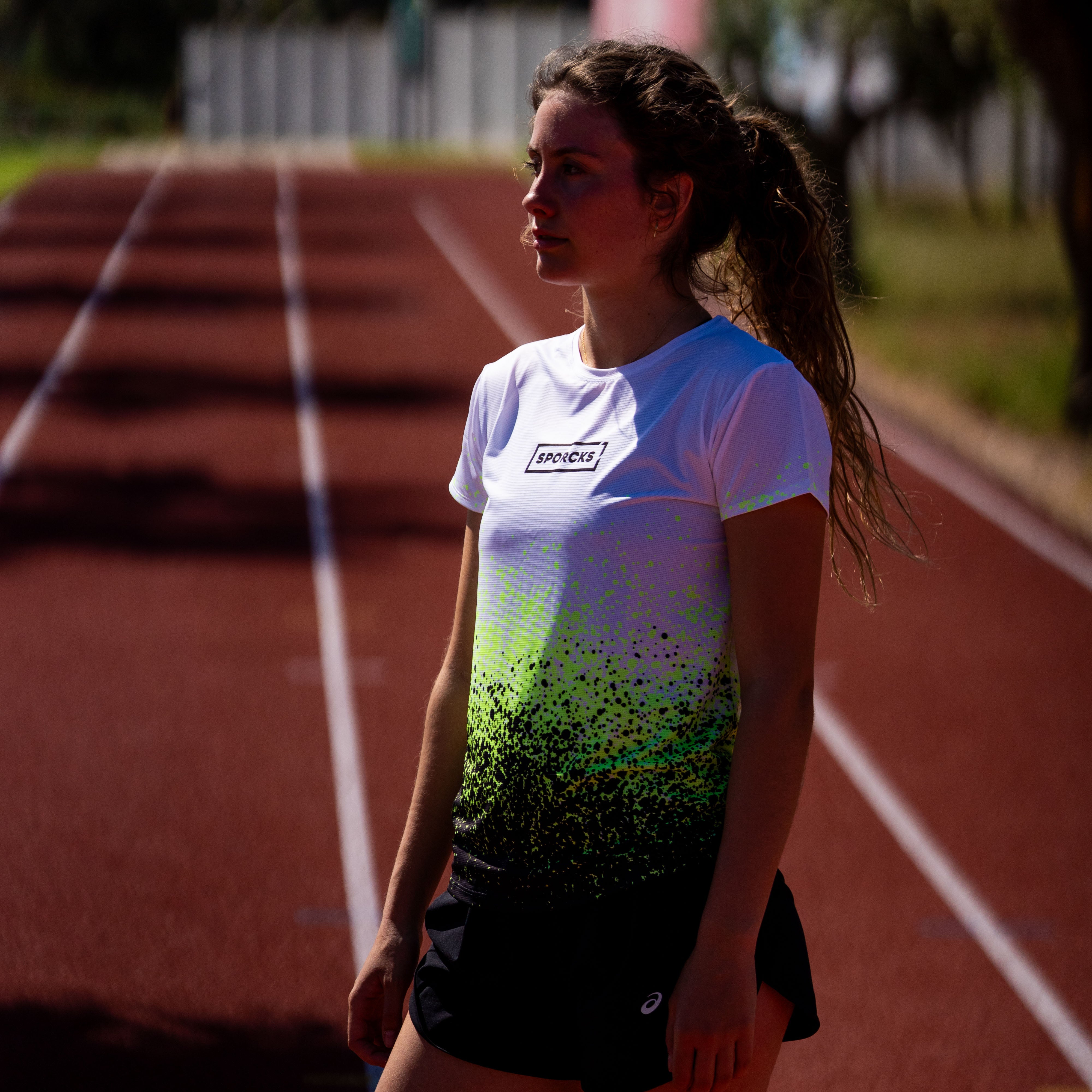 BORN TO RUN - CAMISETA TÉCNICA MUJER