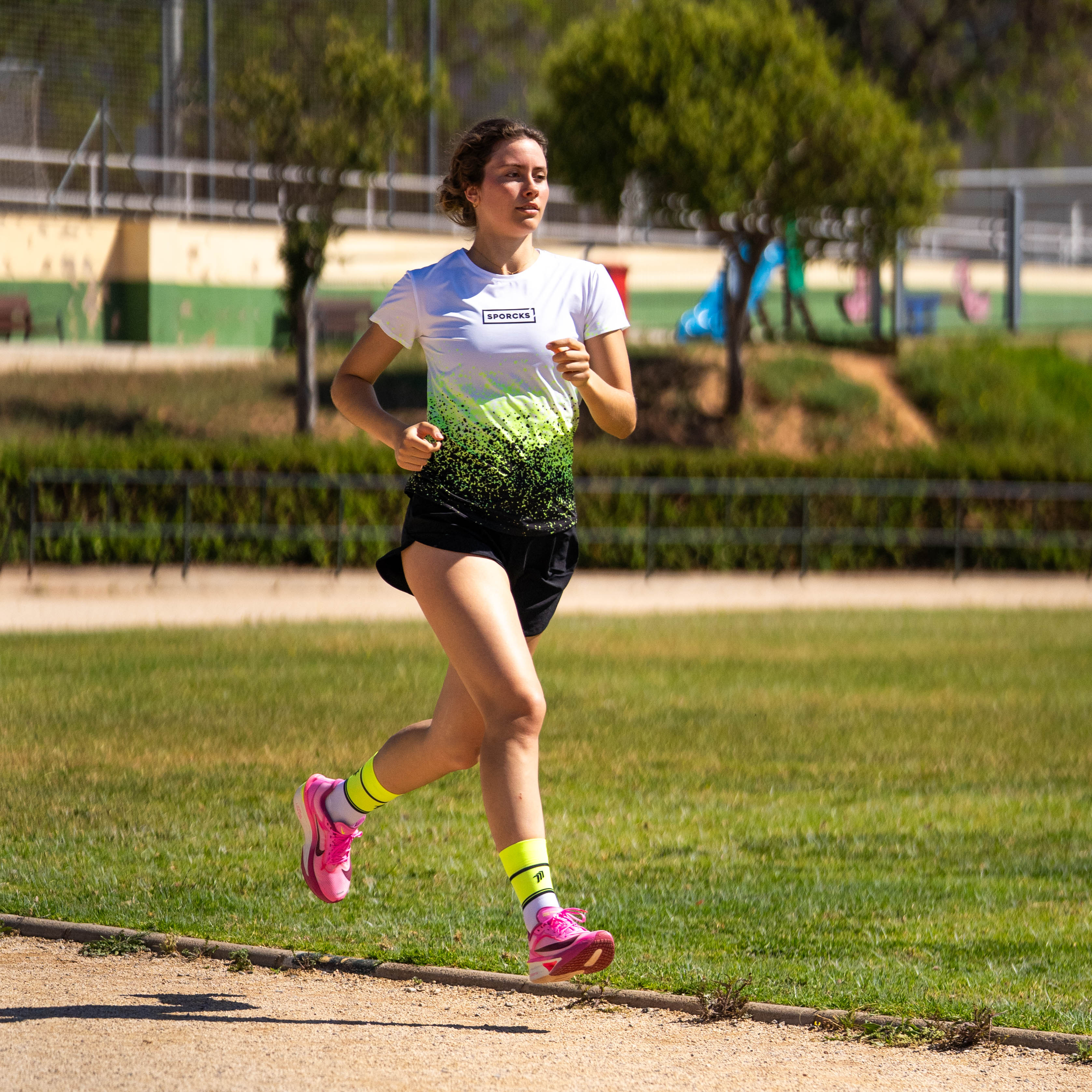 BORN TO RUN - CAMISETA TÉCNICA MUJER
