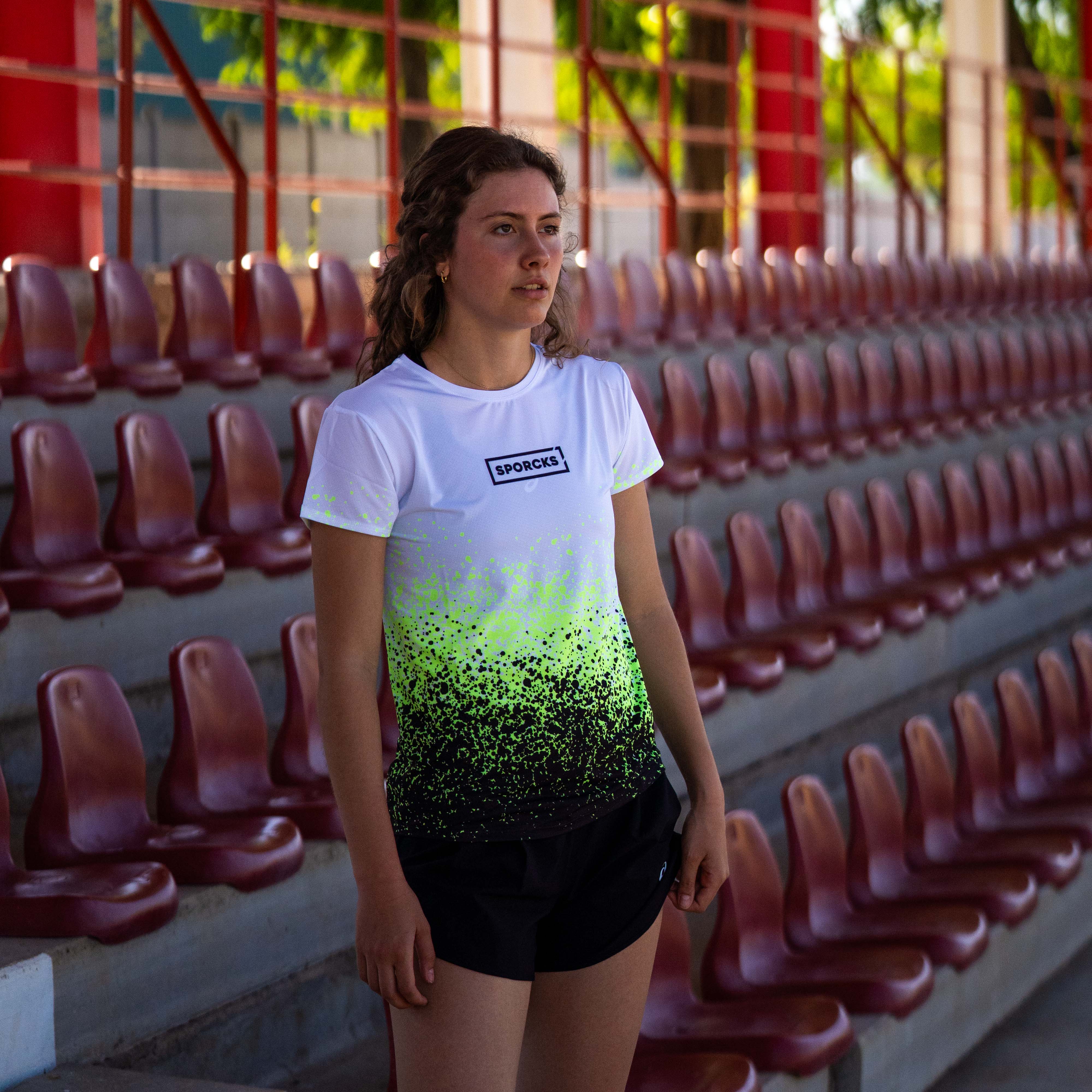 BORN TO RUN - CAMISETA TÉCNICA MUJER