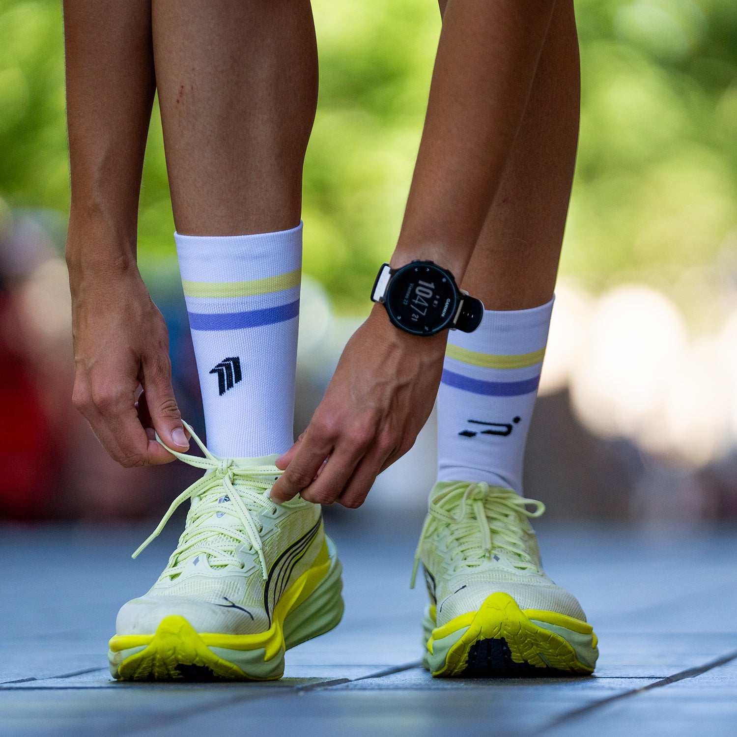 PERSONAL WHITE - RUNNING SOCKS