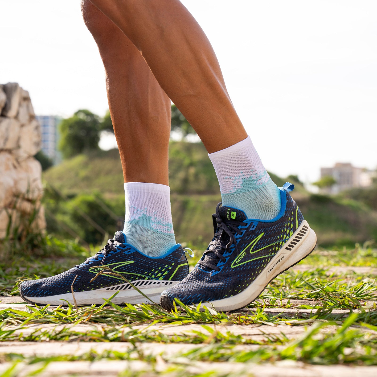 SPLASH BLUE - RUN ULTRALIGHT SOCKS