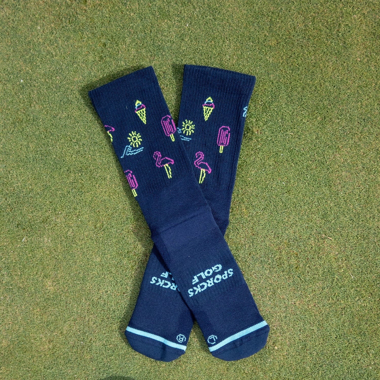 SUMMER NIGHT BLUE - CALCETÍN GOLF